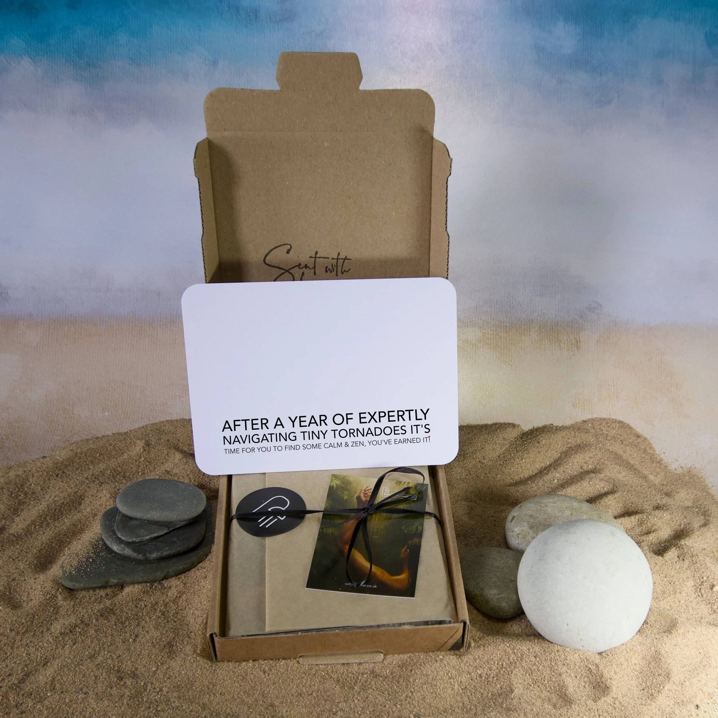 After a year of expertly navigating tiny tornadoes it's time for you to find some calm & zen, You've earned it!