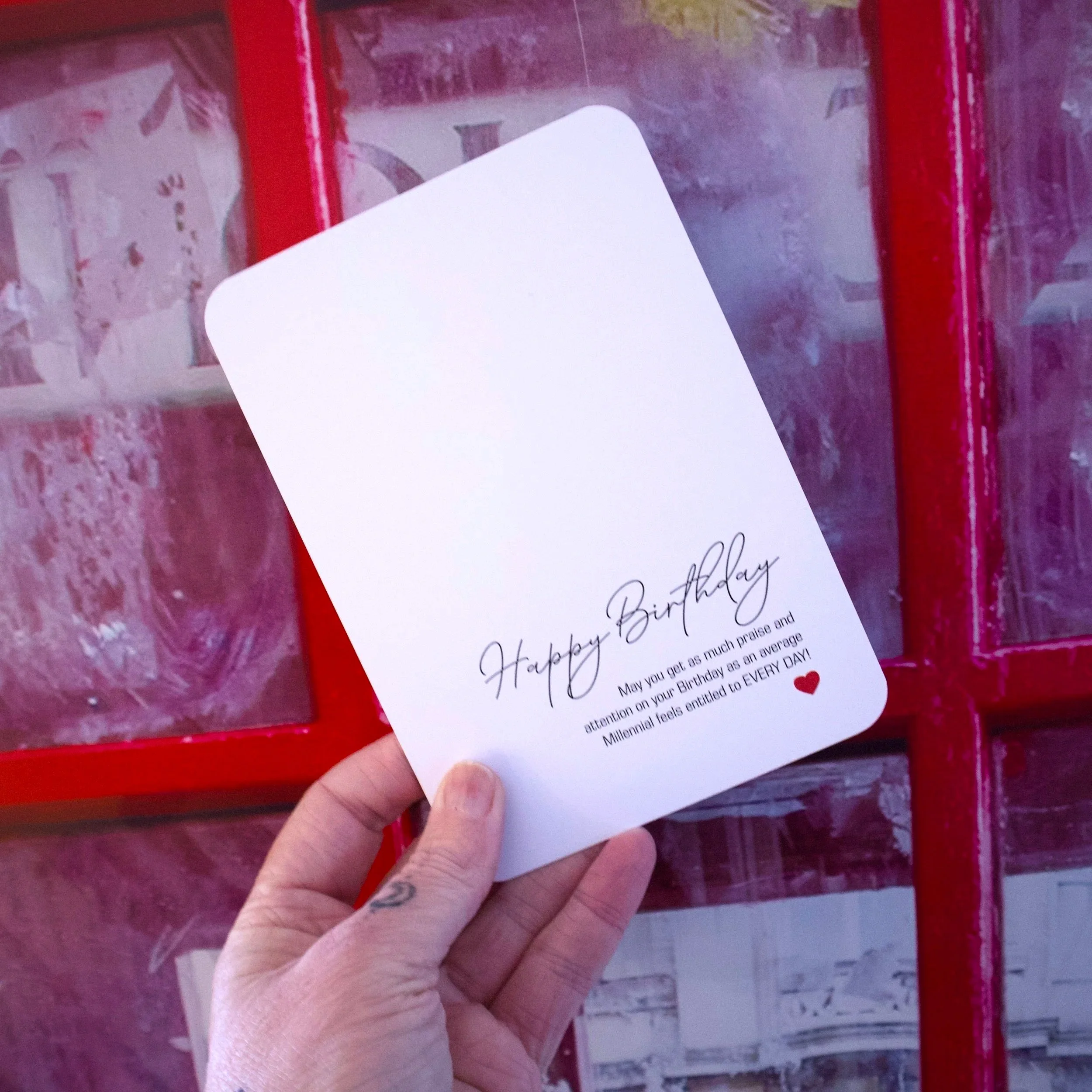 May you get as much praise and attention on your Birthday as as average Millennial feels entitled to EVERY DAY! Salty Note