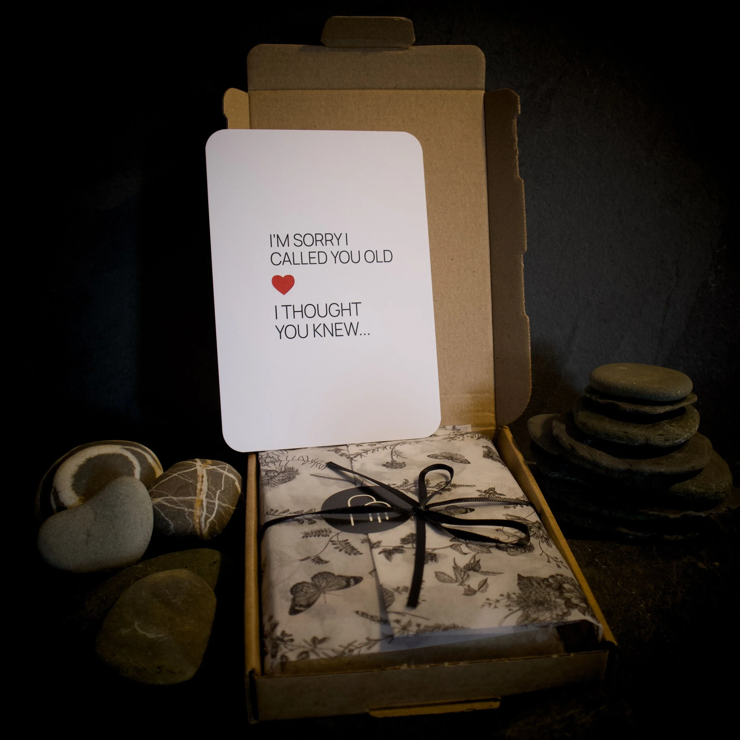 I'm sorry I called you Old... I thought you knew...