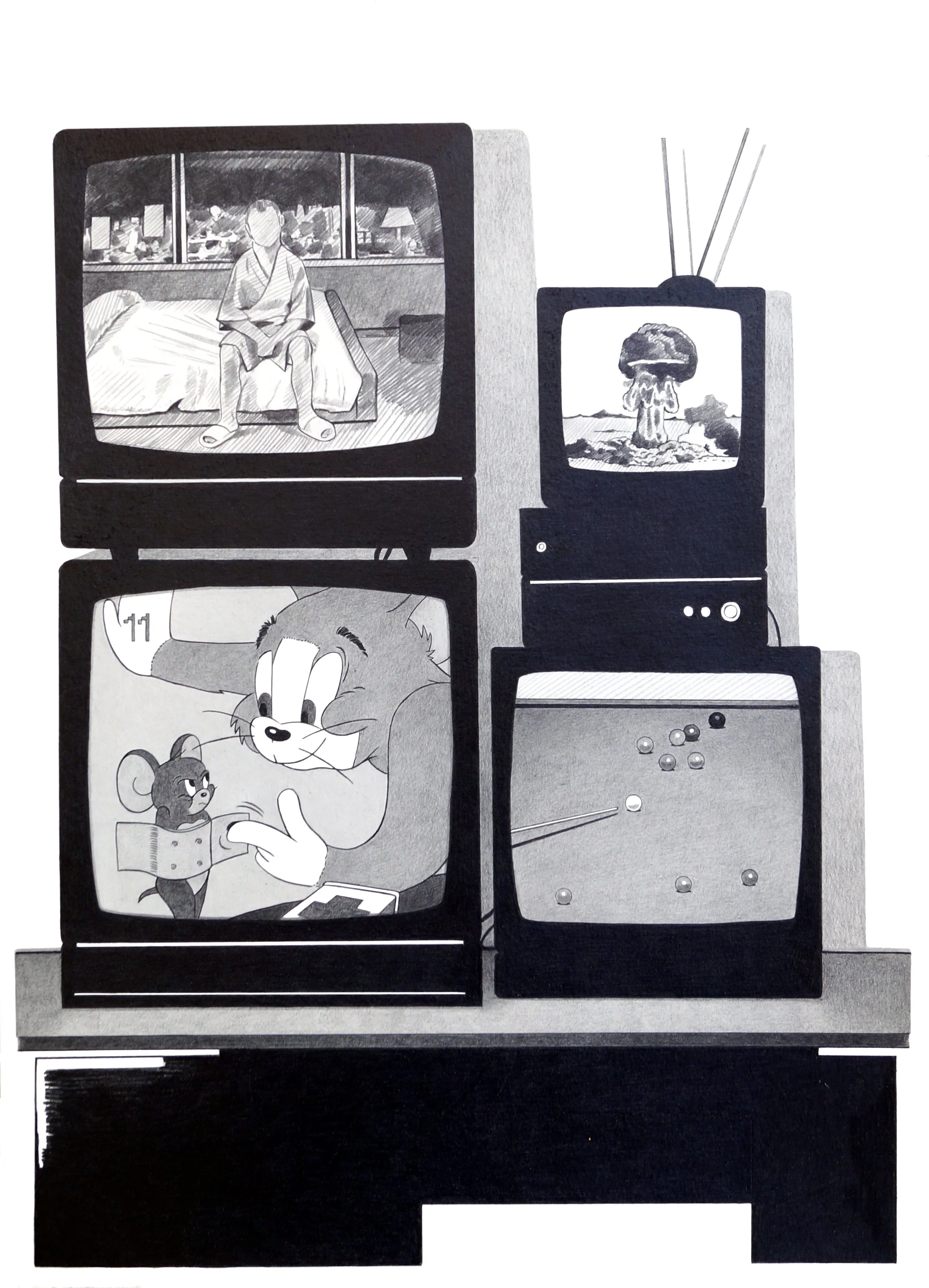 Are you still watching? // Pencil on paper // 50 x 35 cm // 2021 // SOLD