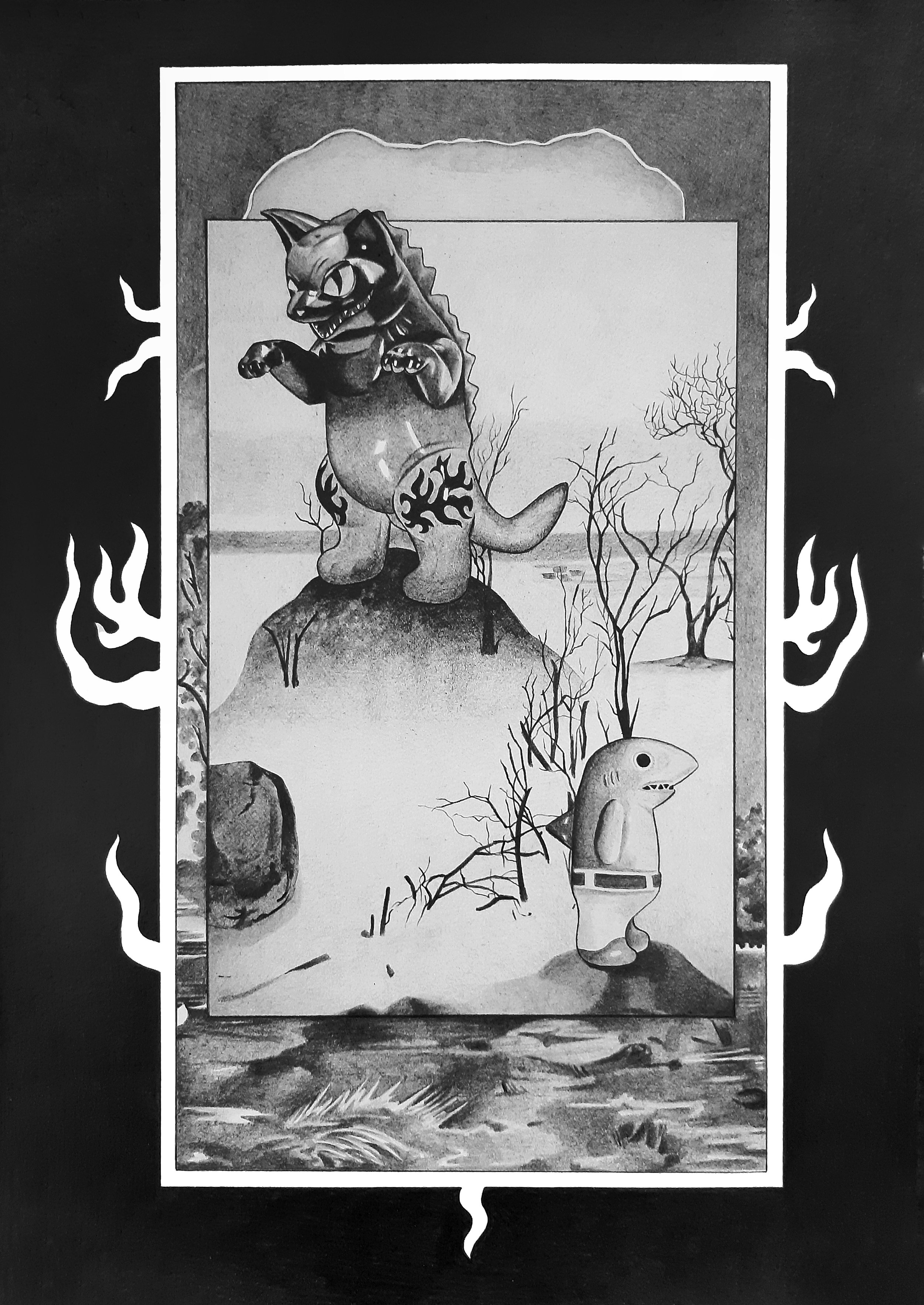 Adventure Time // Pencil on paper// 35 x 25 cm // 2026