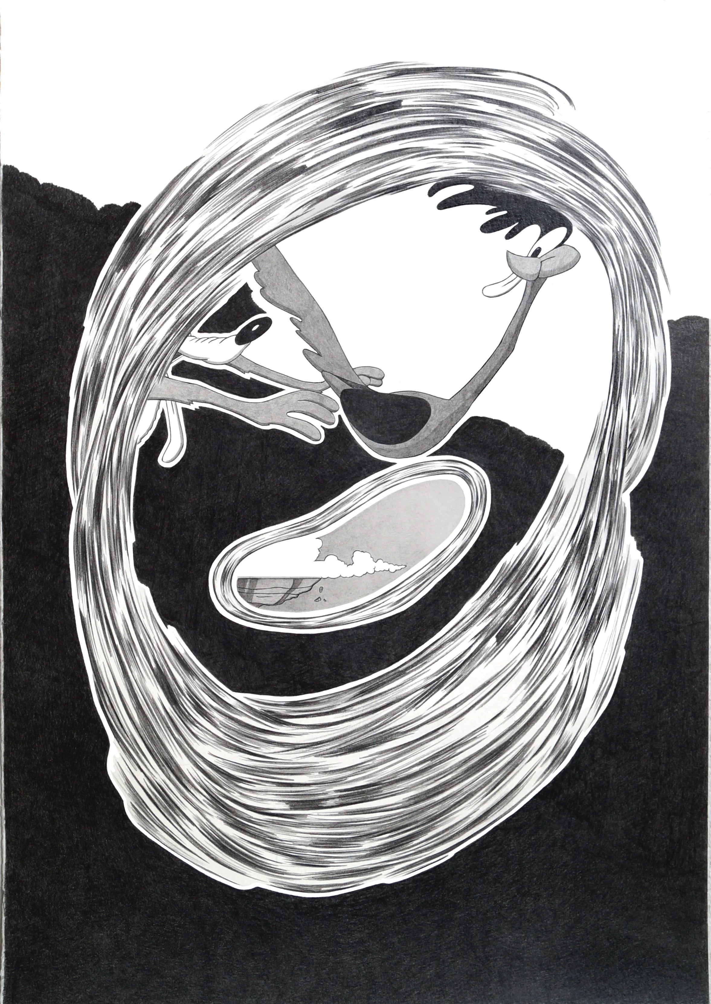 Can't touch this // Pencil on paper // 50 x 35 cm // 2021