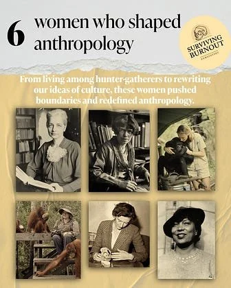 6 women in anthropology