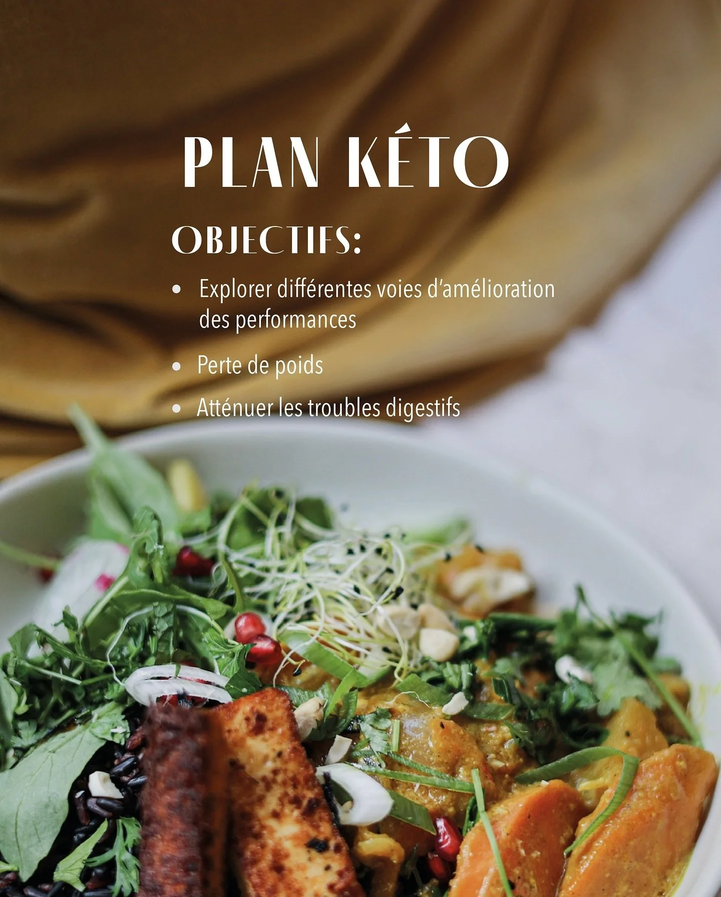 Le plan k&eacute;to 💥

Le r&eacute;gime c&eacute;tog&egrave;ne est un r&eacute;gime alimentaire pauvre en glucides, mod&eacute;r&eacute; en prot&eacute;ines et riche en lipides

Chez les athl&egrave;tes, cette alimentation suscite beaucoup de curios
