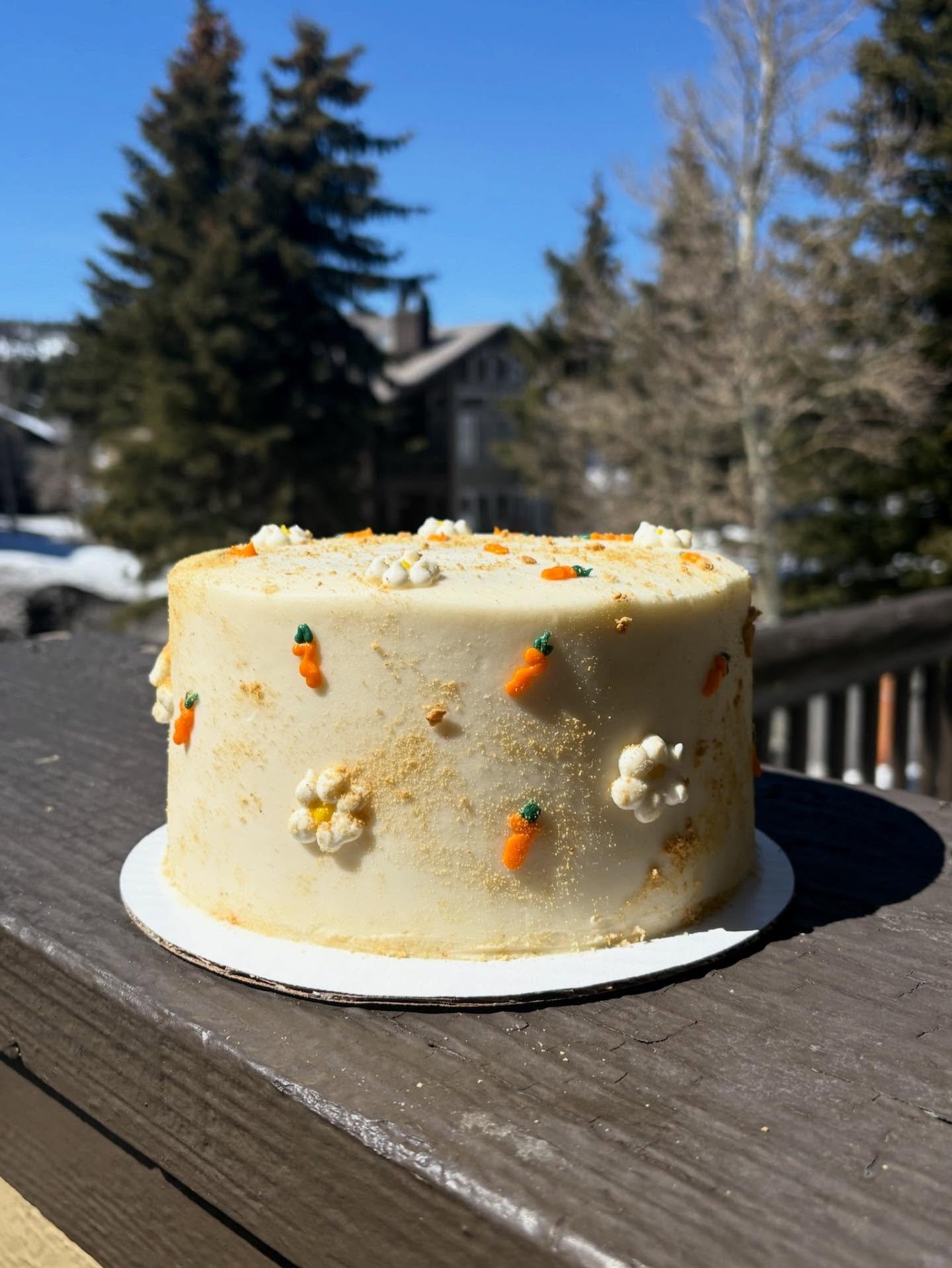 Celebrate spring with the April flavor of the month, carrot cake!💐🥕

Order yours now at JuliaEveBaking.com🎂
