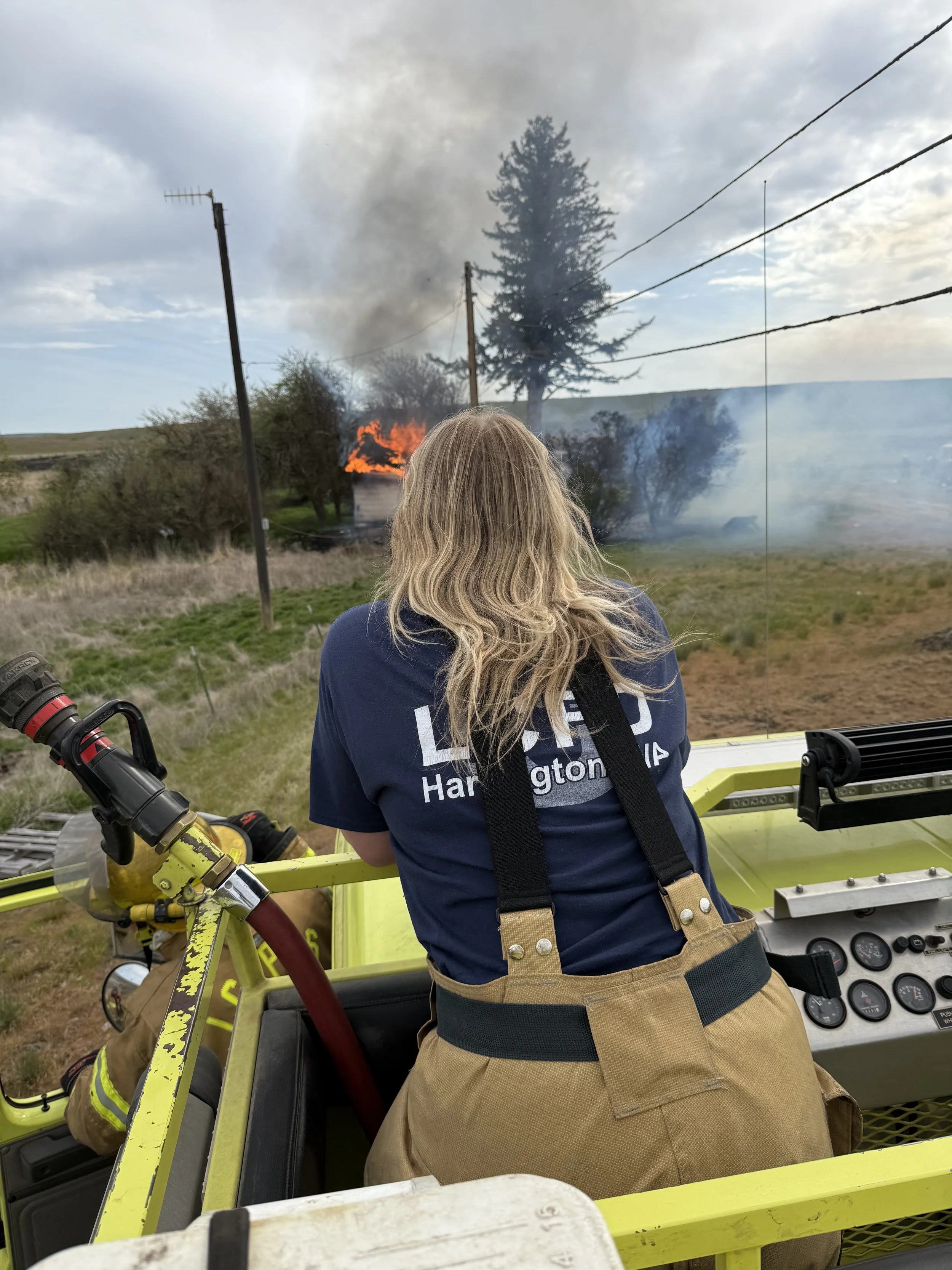 Whitney Baker, volunteer firefighter and EMT, therapist for first responders in Washington and Idaho