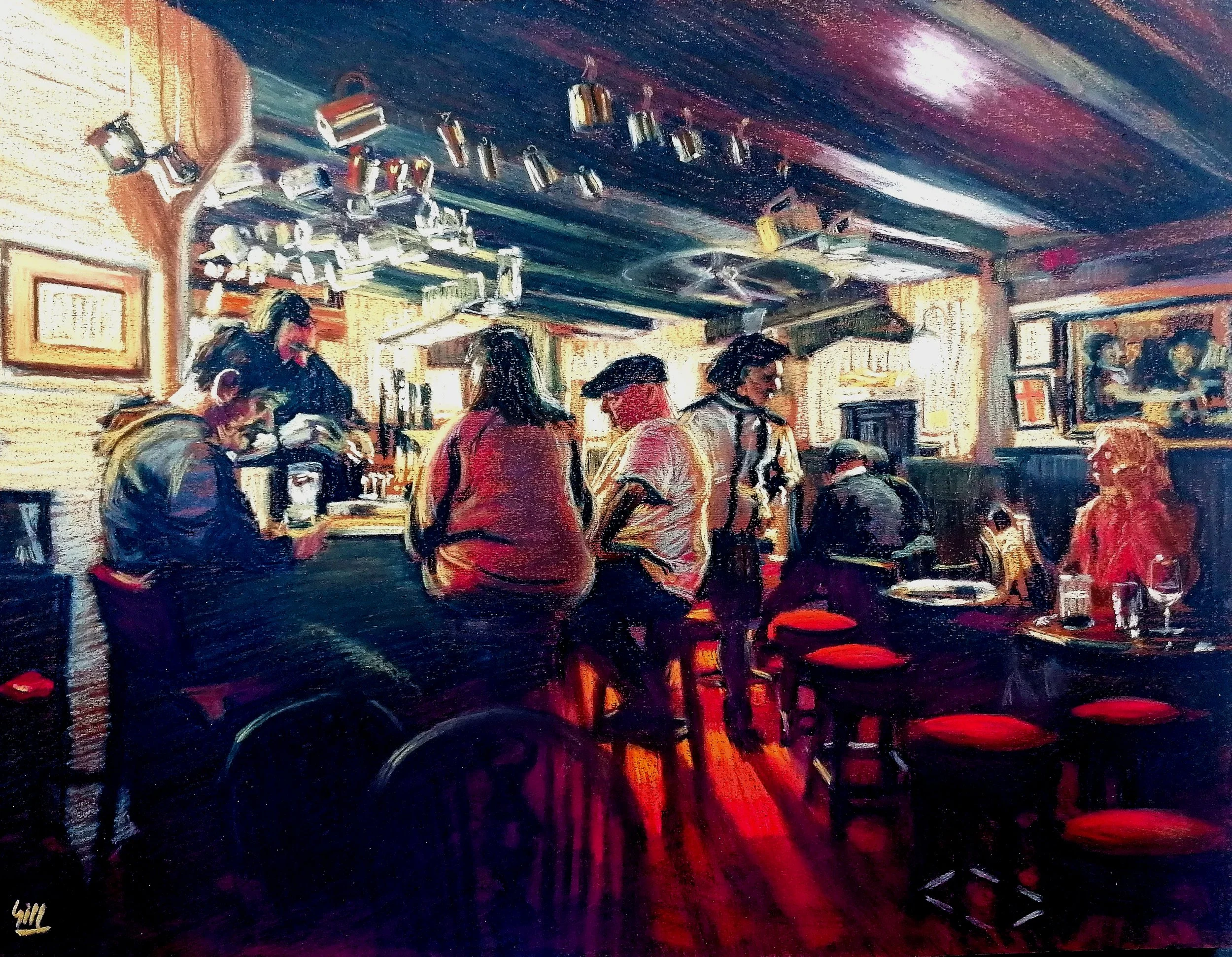 'Laurel'. 2025. Pastel on paper. 