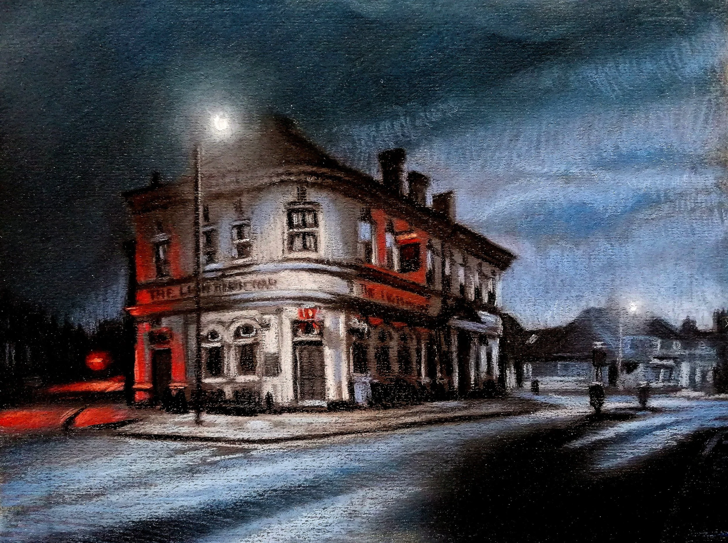 'Lighthorseman'. 2024. Pastel on paper. 