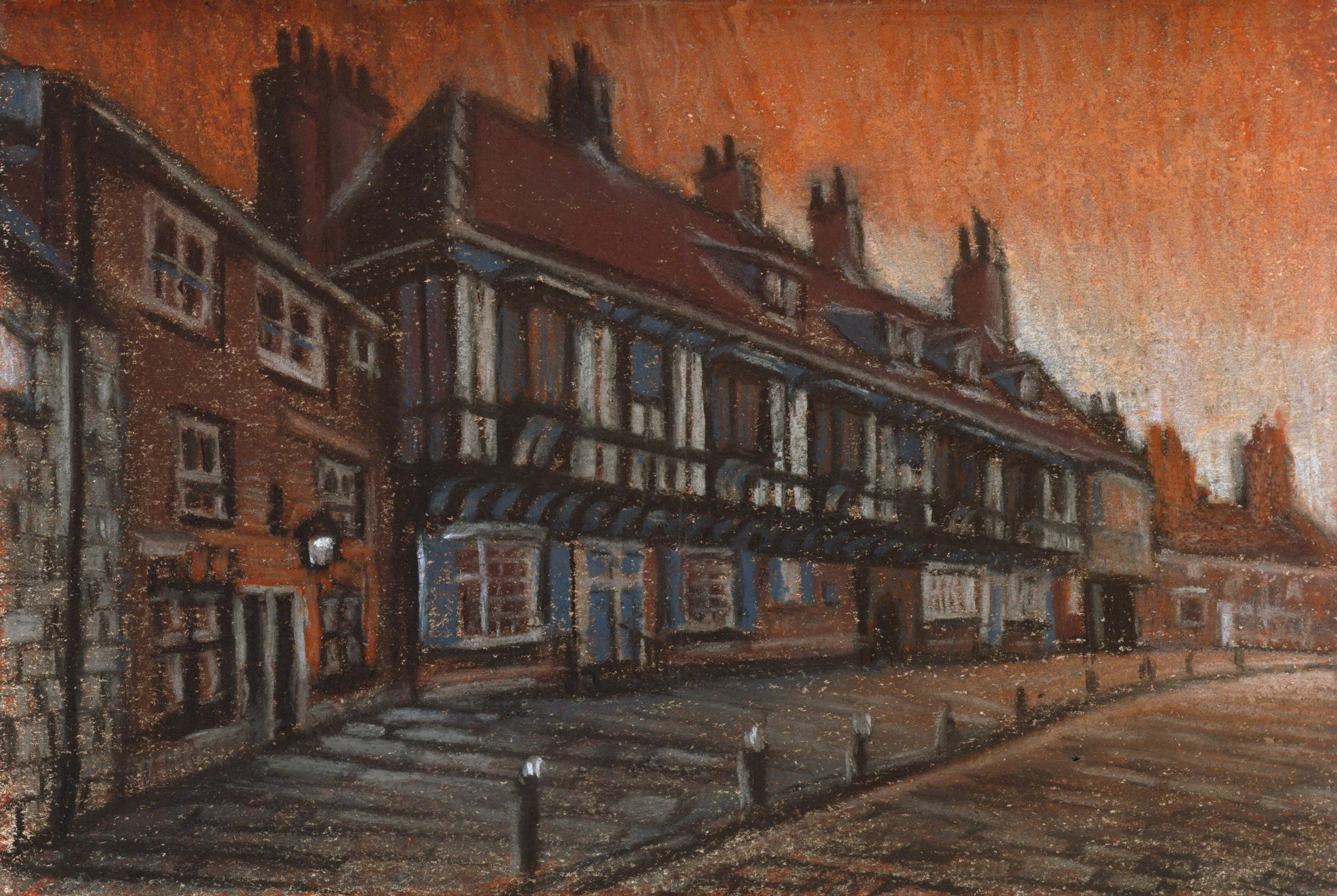 'St Williams College'. 2024. Pastel on paper. 