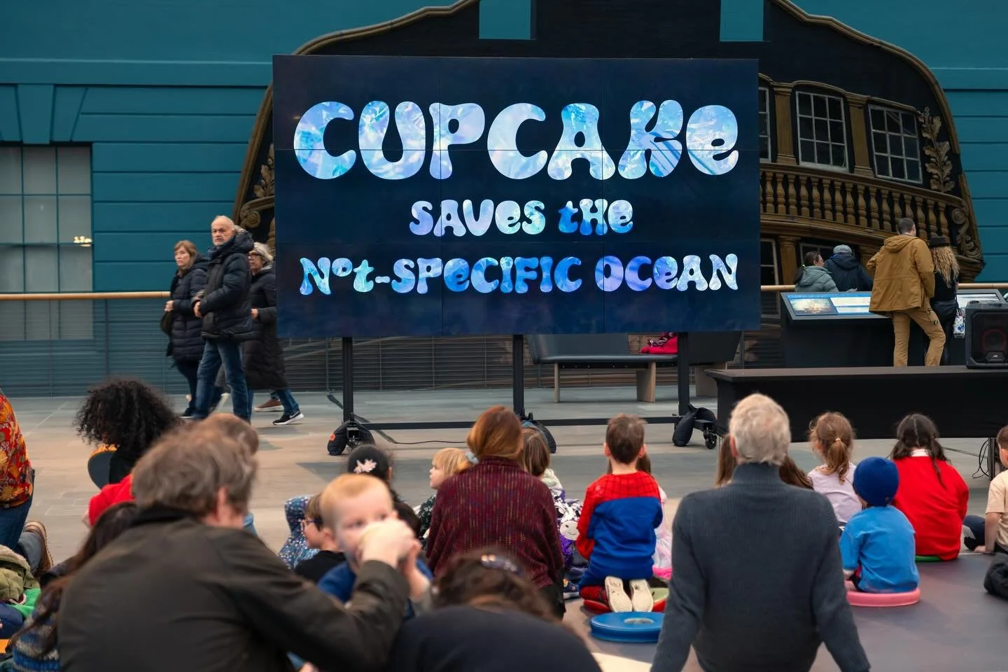 &ldquo;Cupcake Saves the Not-Specific Ocean&rdquo; by LGBTQIA+ Families in Residence @royalmuseumsgreenwich 

Across three workshops led by @em_talgat , participants explored visual storytelling through collage-making, character creation and practica