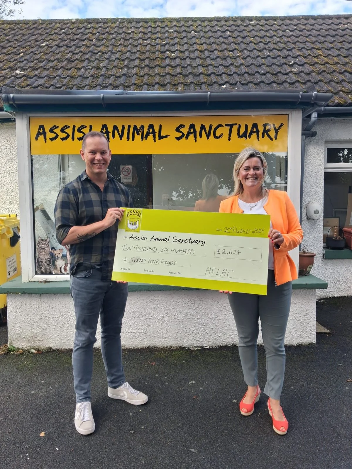 Aflac Donation to Assisi