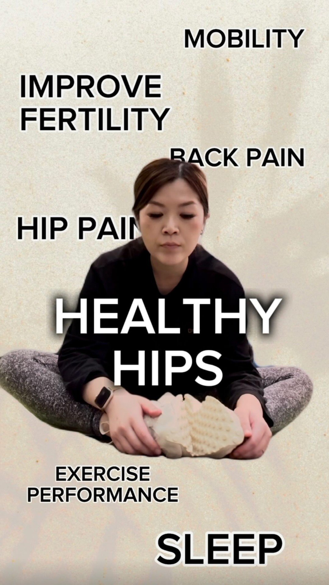 HIP HEALTH ❤️ Recently my TCM doc reminded me how important Hip and Pelvic health is for fertility and this reminded me that our hip health affects so many things so here’s a routine for everyone , all ages, male or female - let’s go!
.