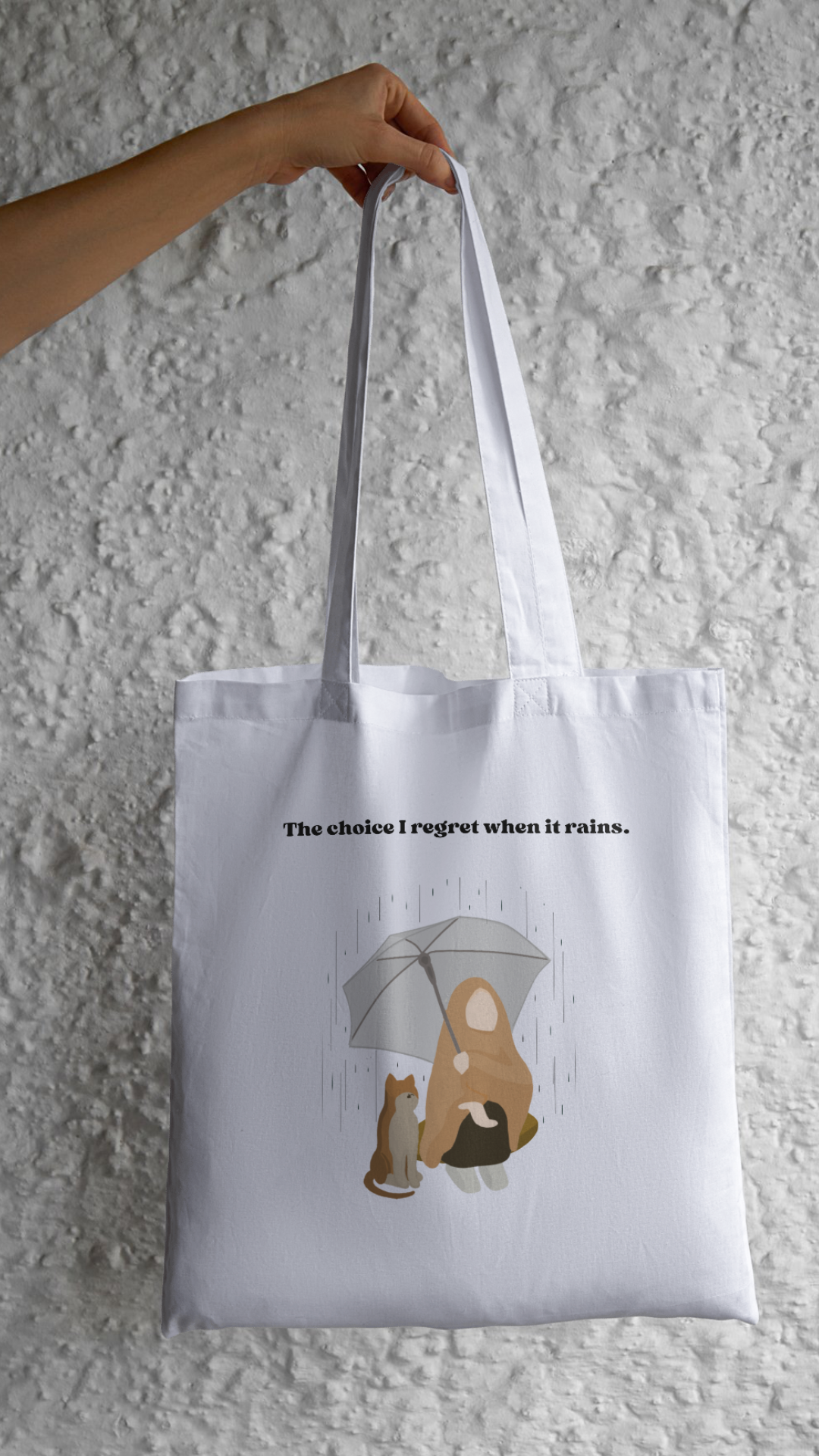 Tote bag "Rain"