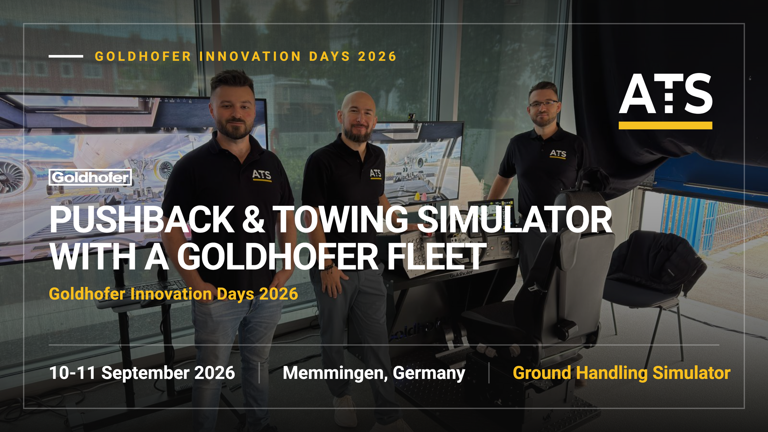 Pushback &amp; Towing Simulator at Goldhofer Innovation Days 2026