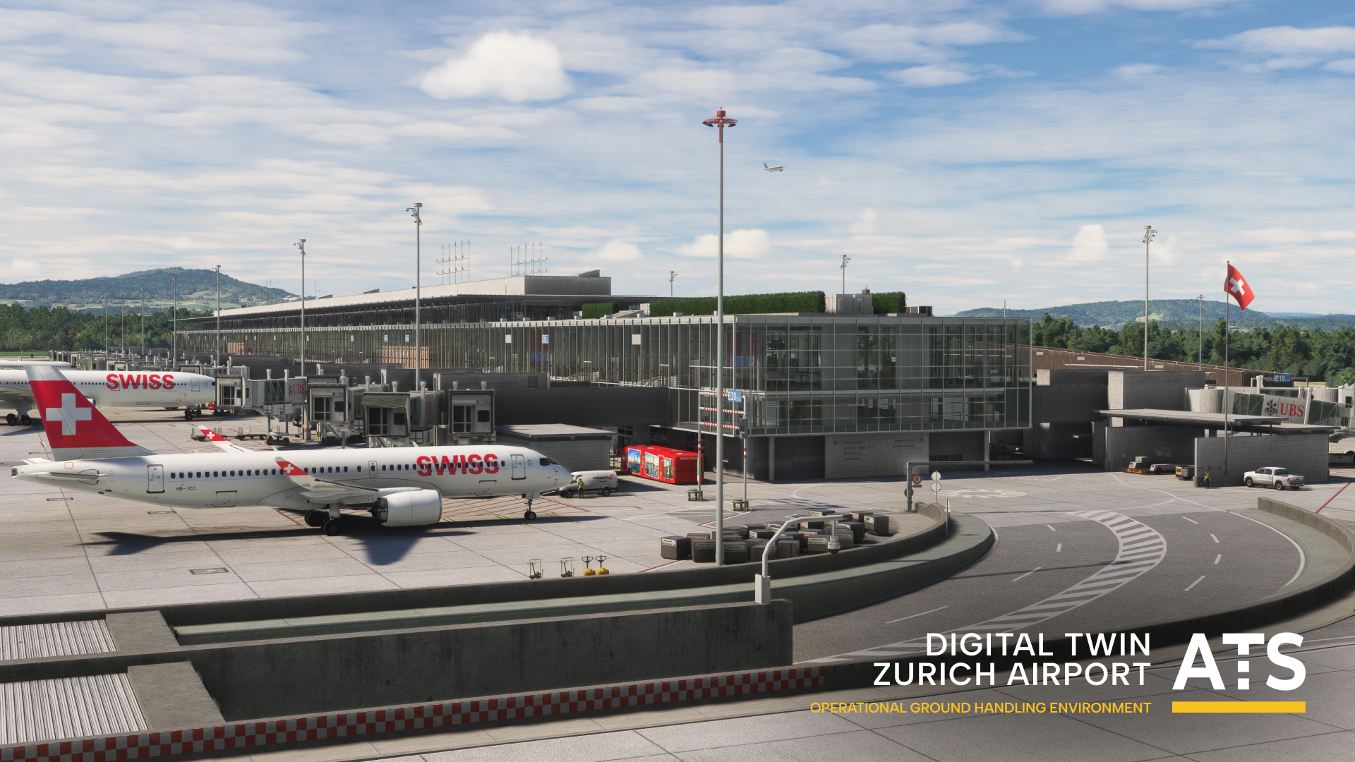 Zurich Airport, Digital Twin, Ground Handling Simulator