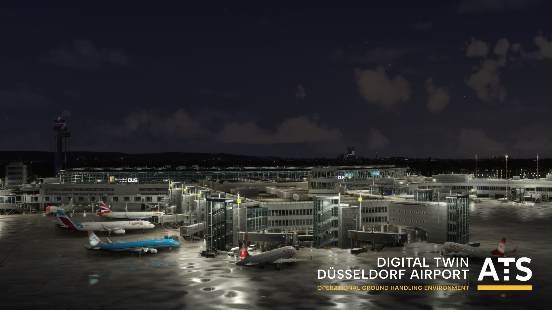 Düsseldorf Airport, GSE Simulator, Digital Twin