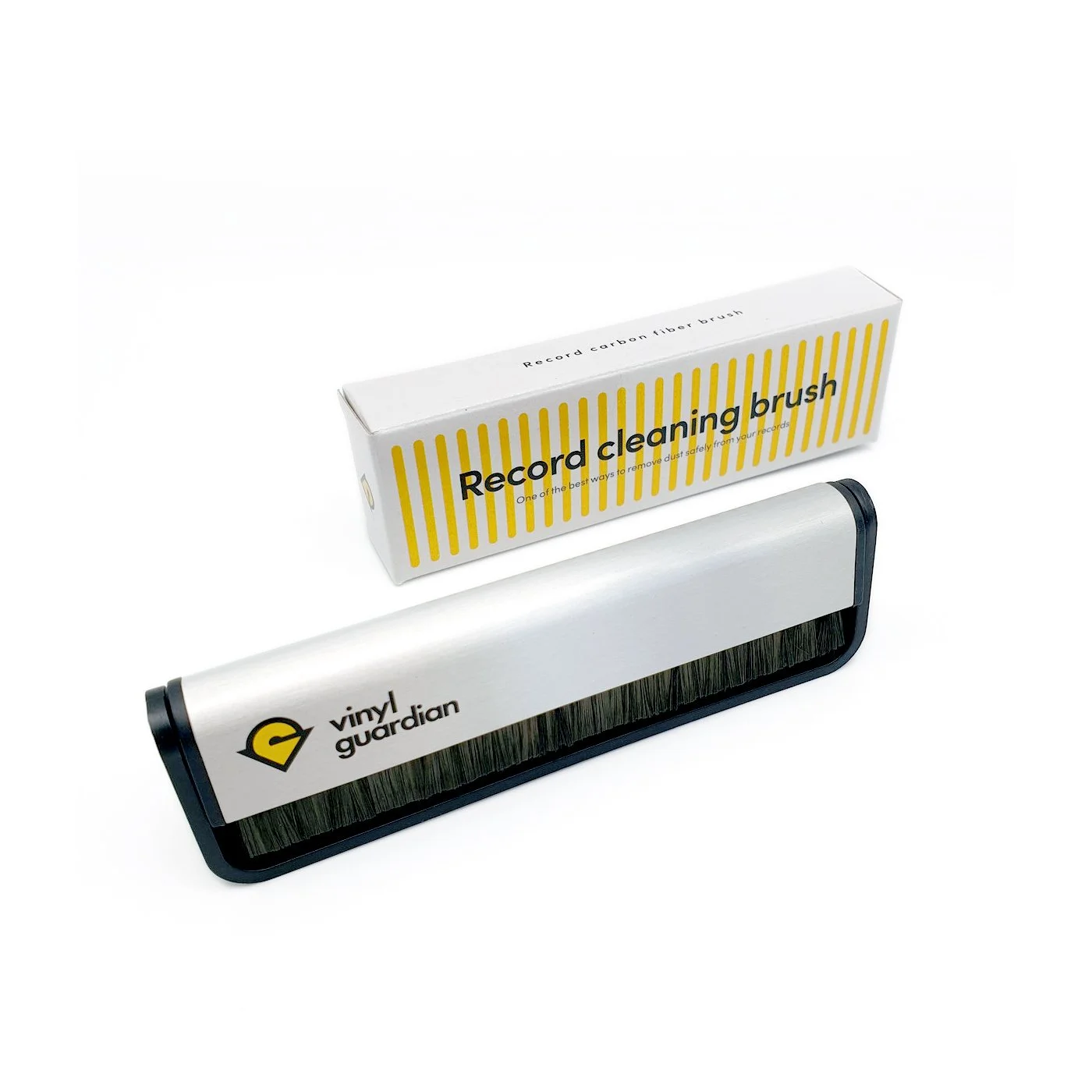 Vinylguardian carbon brush for vinyl records cleaning
