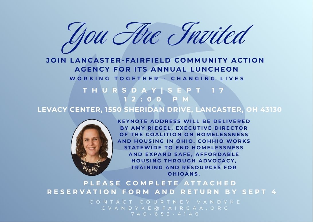 Lancaster-Fairfield Community Action Agency Annual Luncheon 
