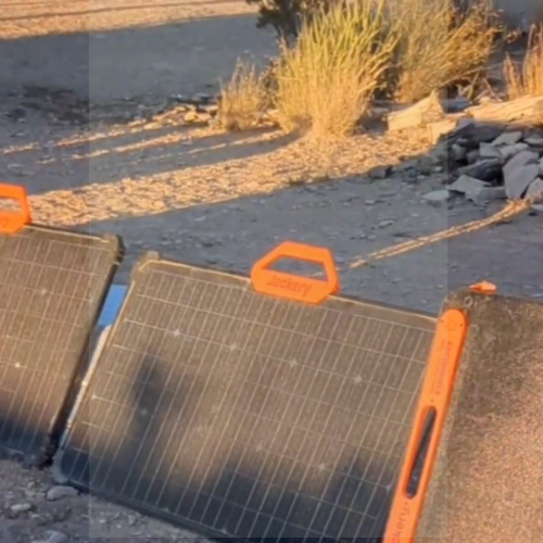 How We Powered Our Off-Grid Ranch Build with a Temporary Solar Setup