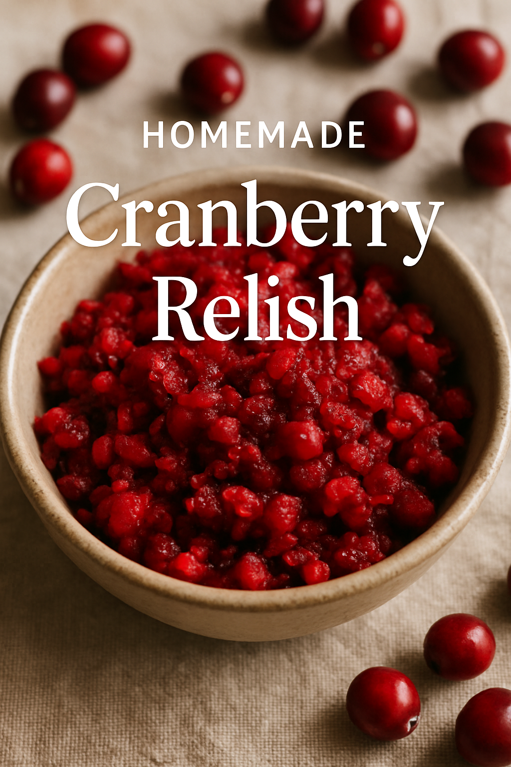 Homemade Cranberry Relish