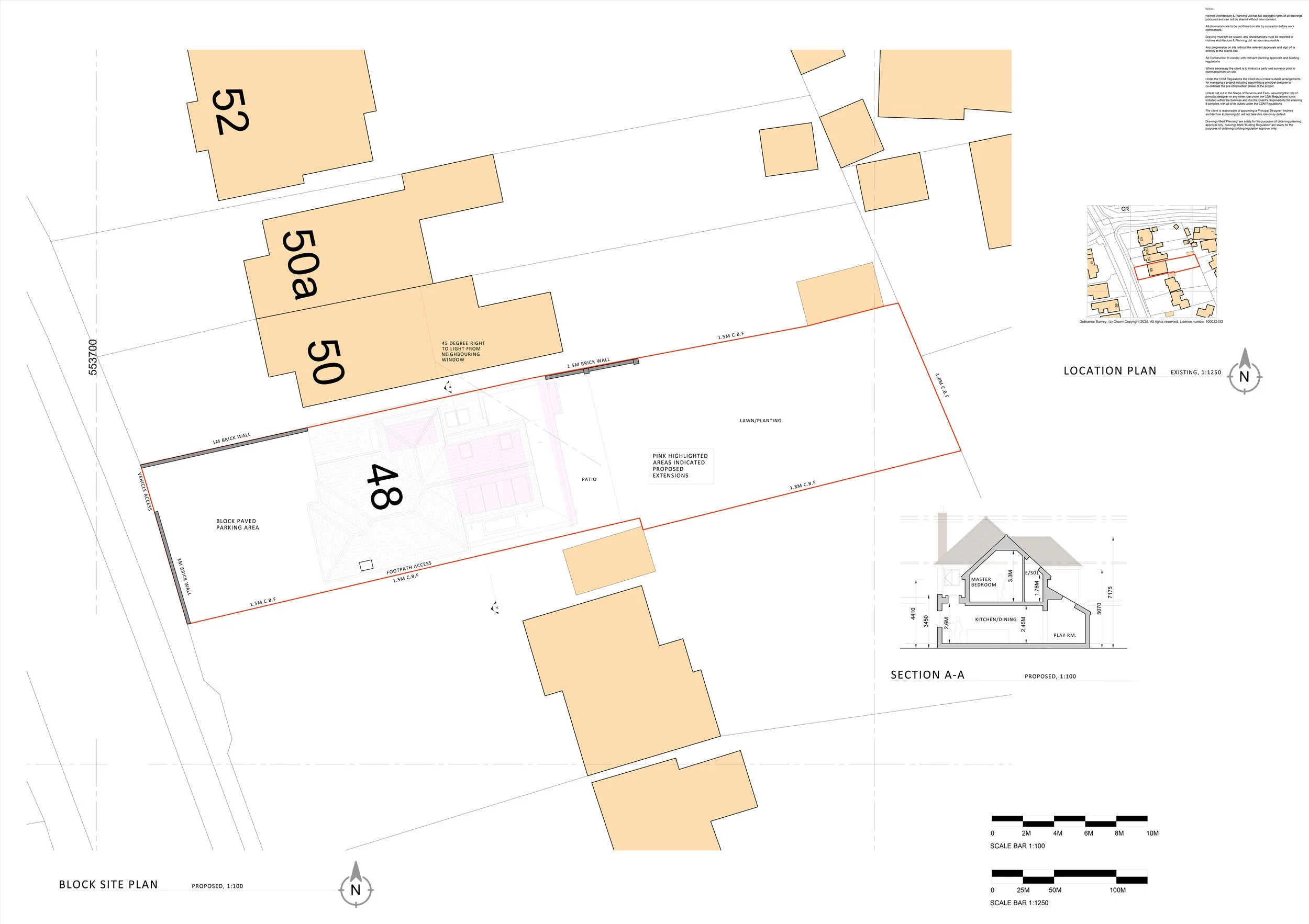 04 Proposed Site Plan and Section AA A1.jpg