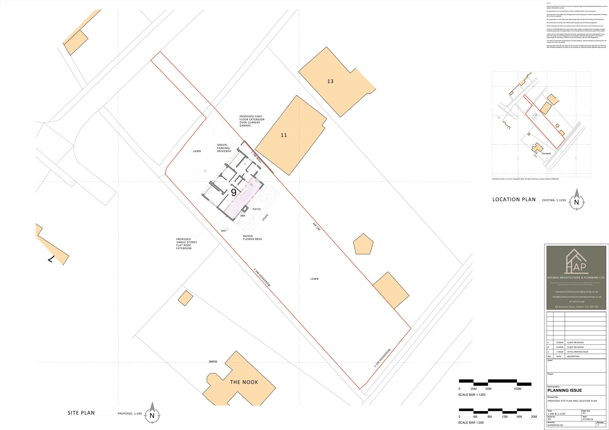 05 Proposed Site Plan and Location Plan A1 Rev C.jpg