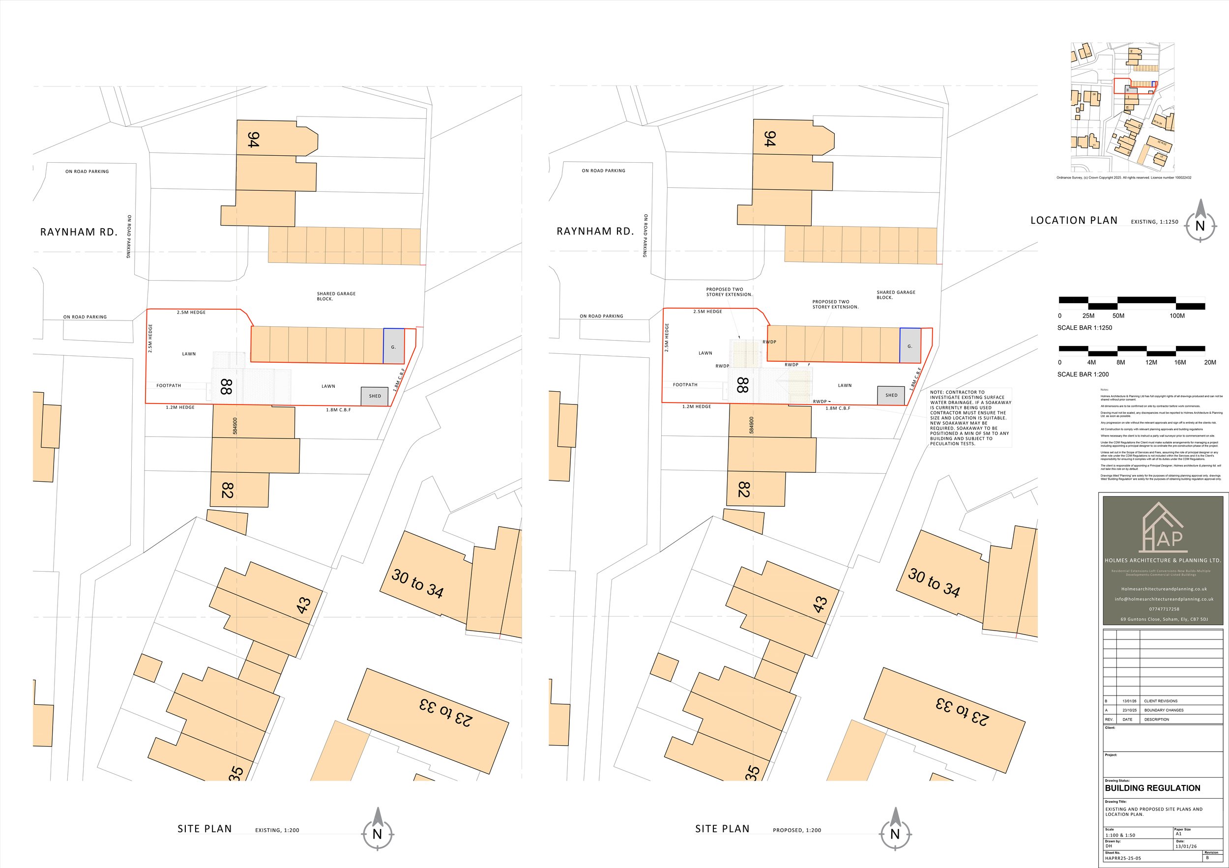 05 Existing and Proposed Site Plans and Location Plan REV B A1.jpg