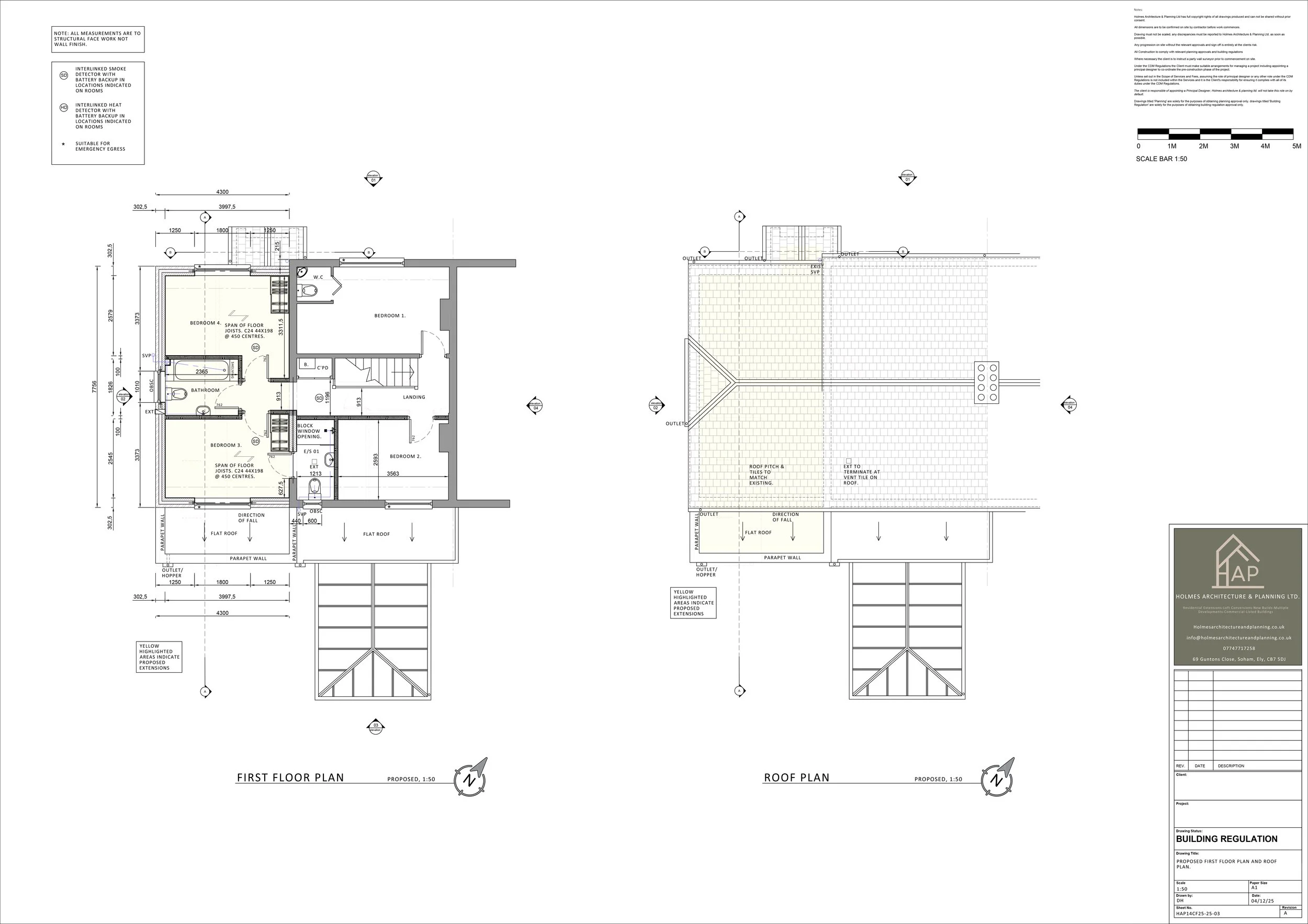 03 Proposed First Floor Plan and Roof Plan A1.jpg
