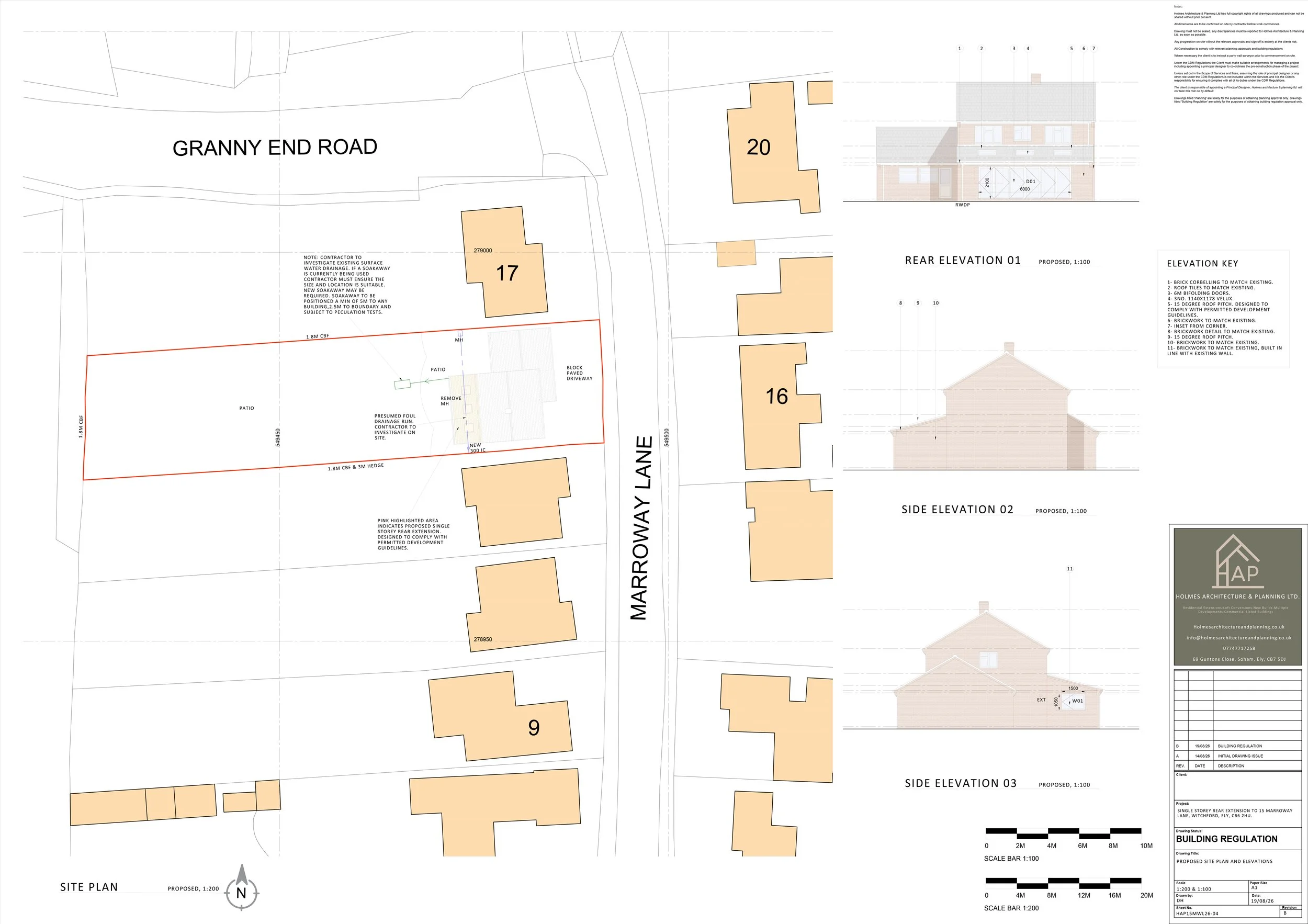 04 Proposed Site Plan and Proposed Elevations A1 Rev B.jpg