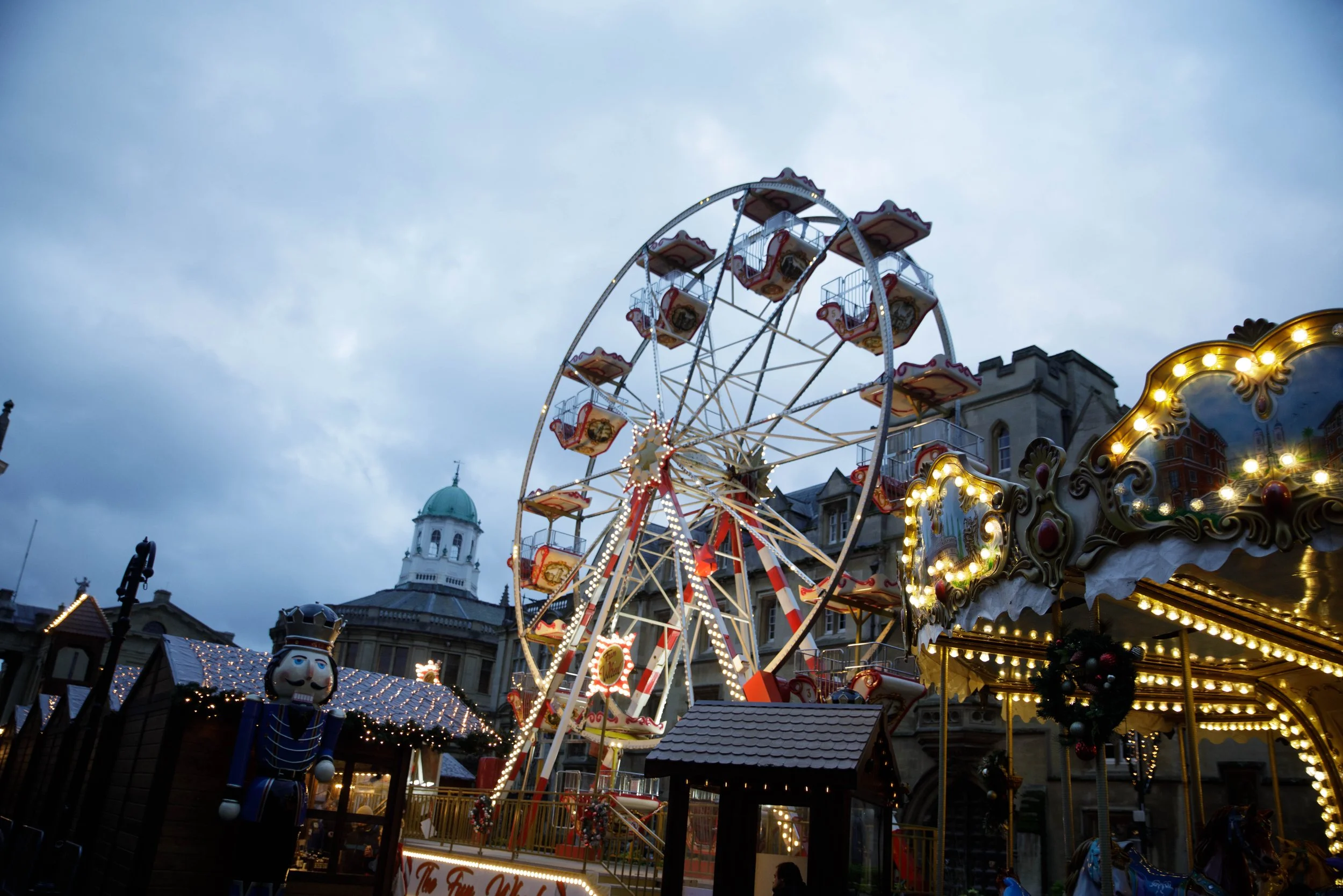 A ferris wheel at the Broad Street Christmas Market as it is open to the public in City Centre, Oxford December 11 DECEMBER 2026. (Credit: Charlie McCaldwell)