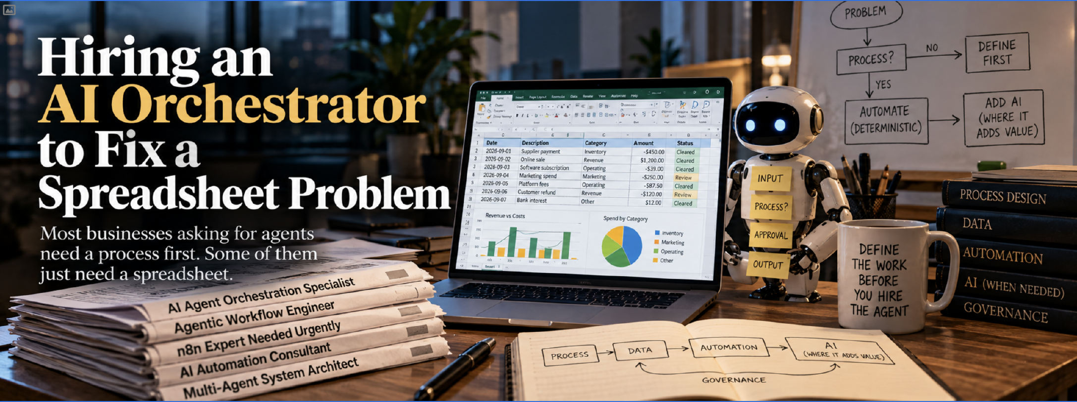 Hiring an AI Orchestrator to Fix a Spreadsheet Problem