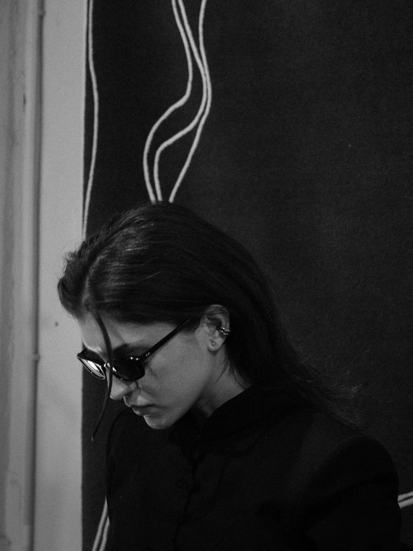 @ralucagheorghe_  captured by @cezarul wearing GONIA double Earcuff