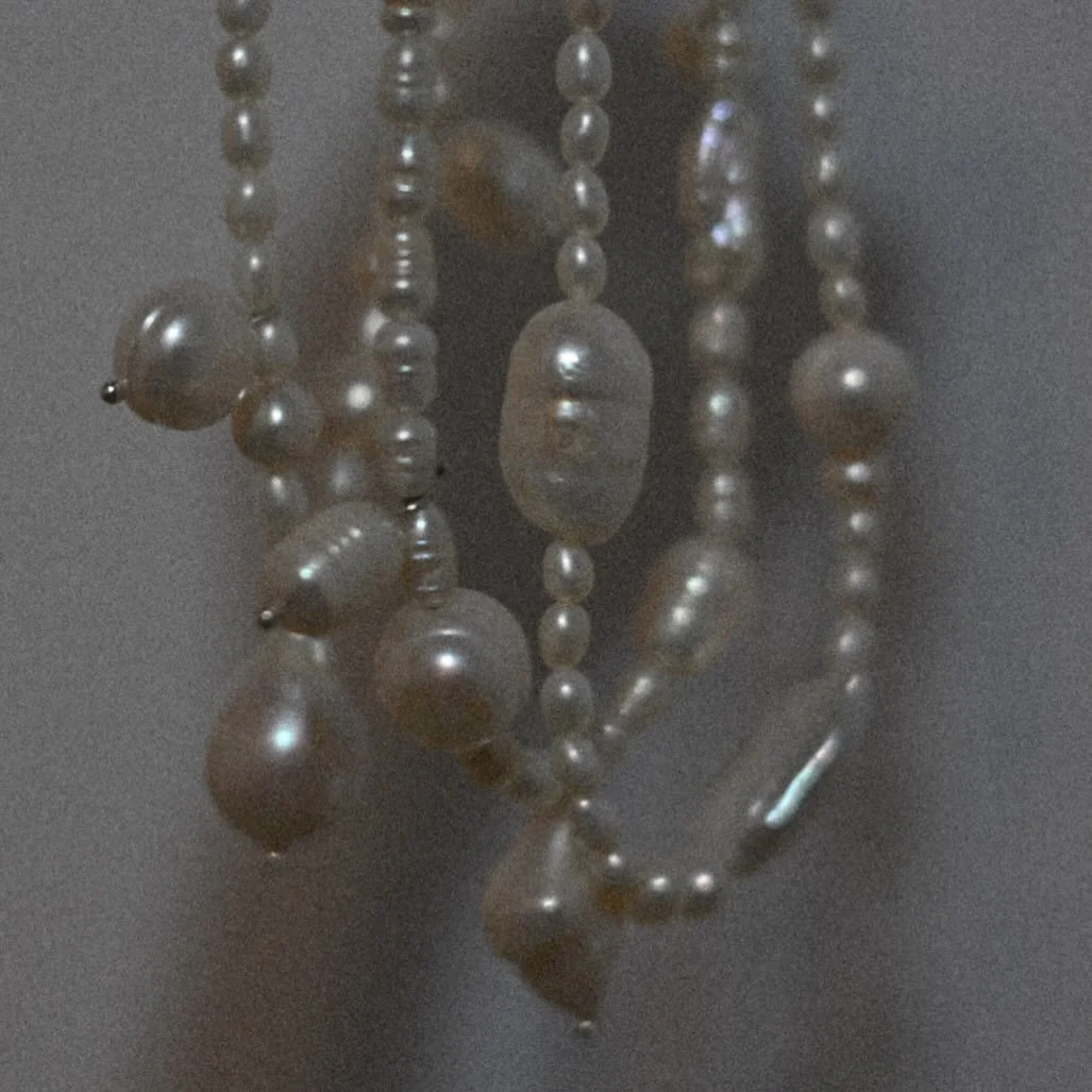 Aphros II - freshwater pearls and silver 
www.houseofgonia.com