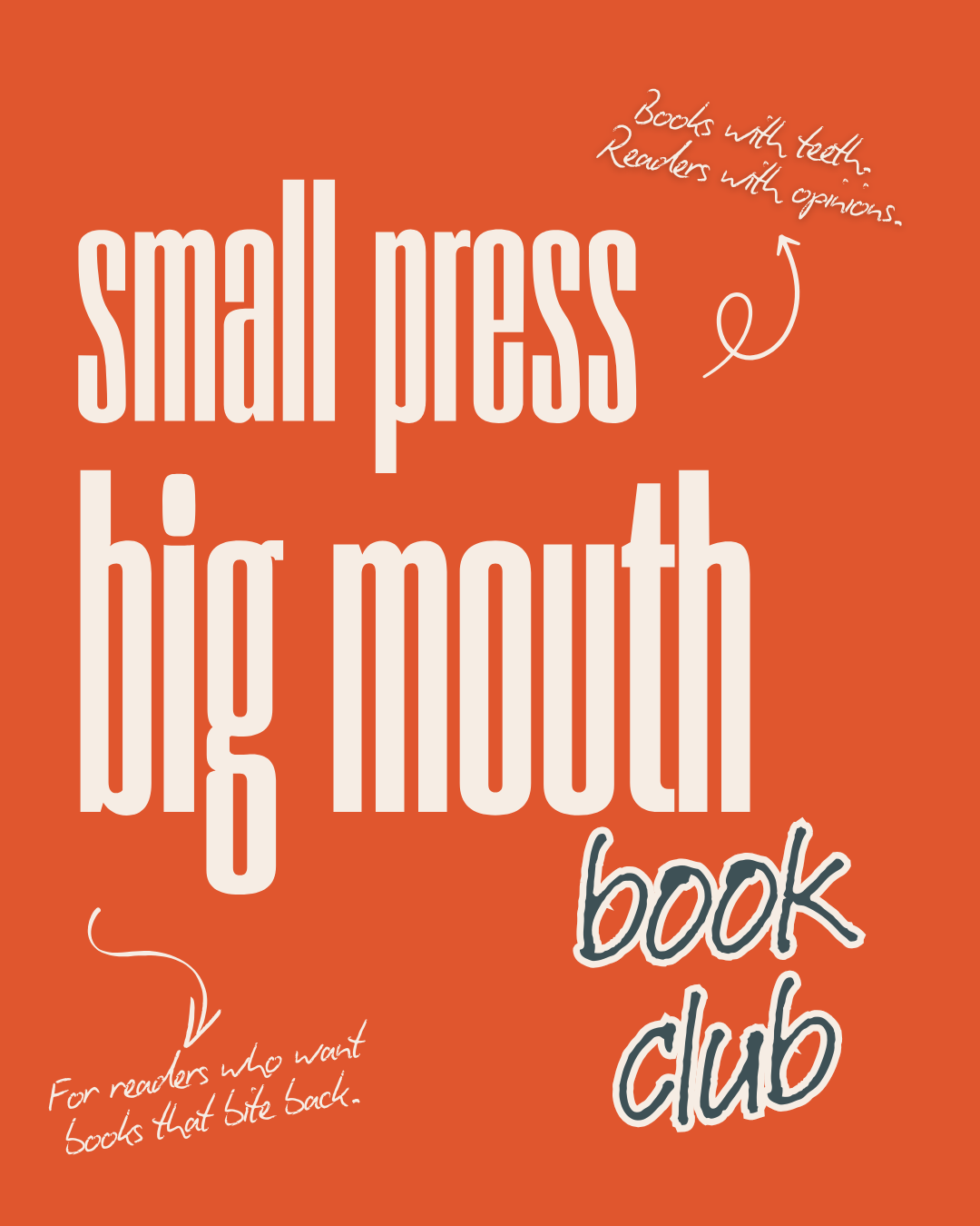 Introducing Small Press Big Mouth Book Club