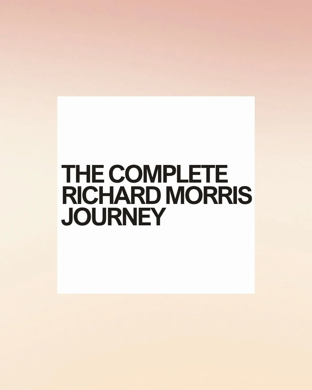 Start at the Beginning (Or Feel What You Missed)