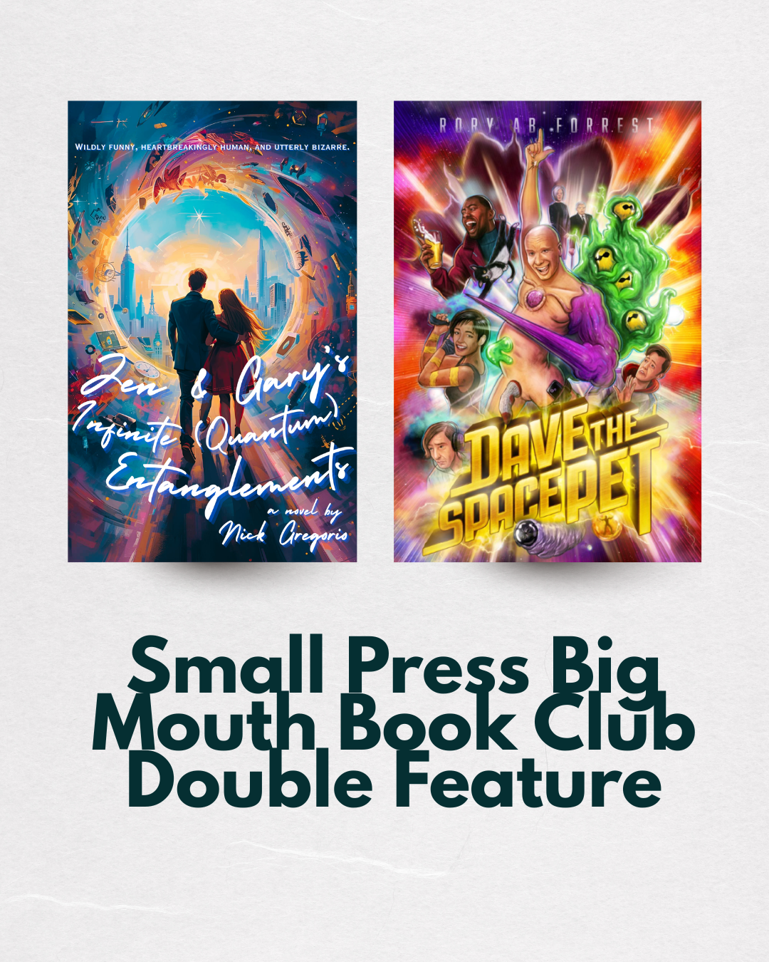 Two Books, Infinite Universes, and One Extremely Loved Human Pet: Inside Our July Double Feature