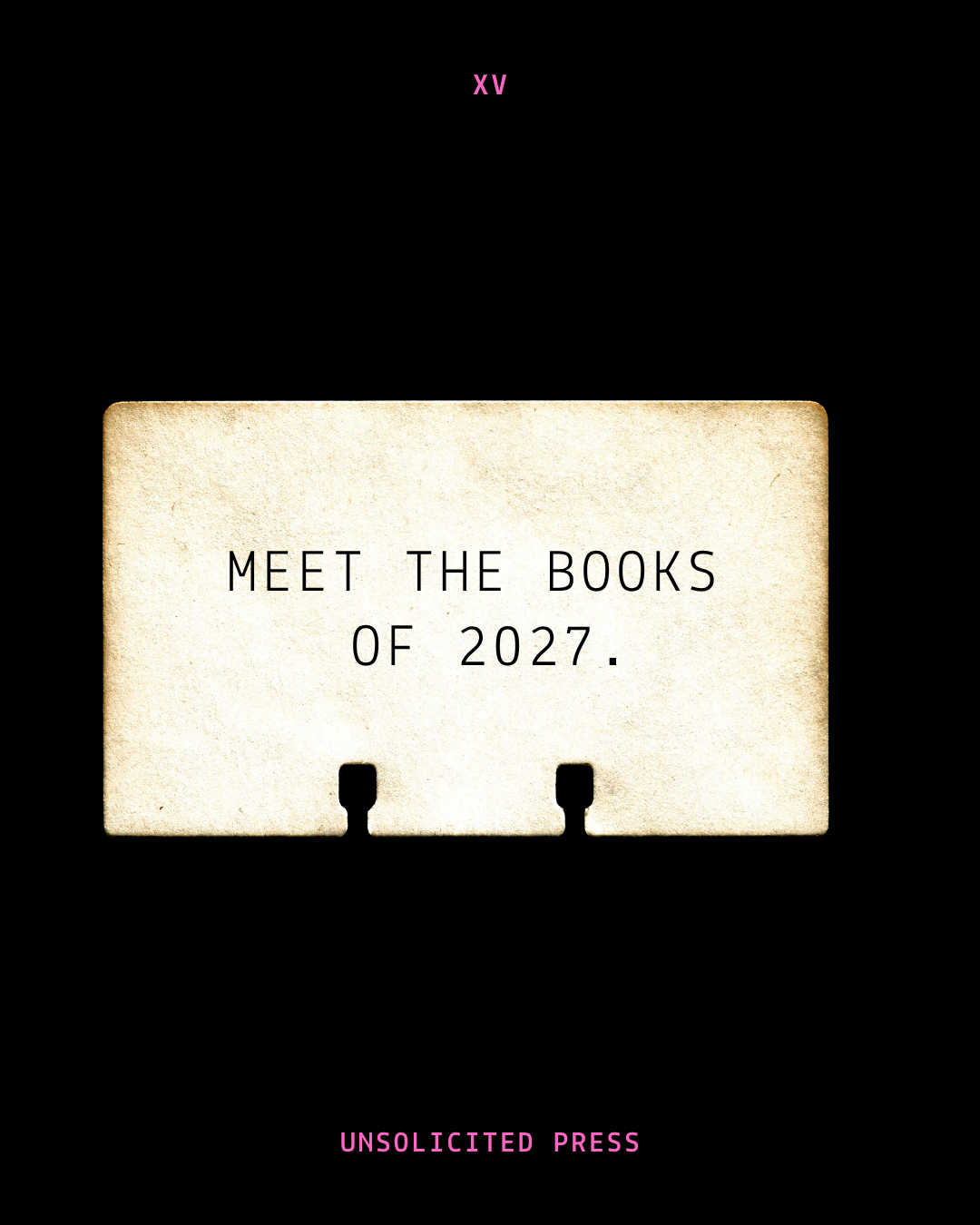 Meet the books of 2027