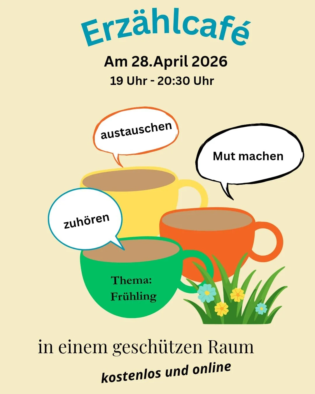 Kostenloses Erzählcafé online