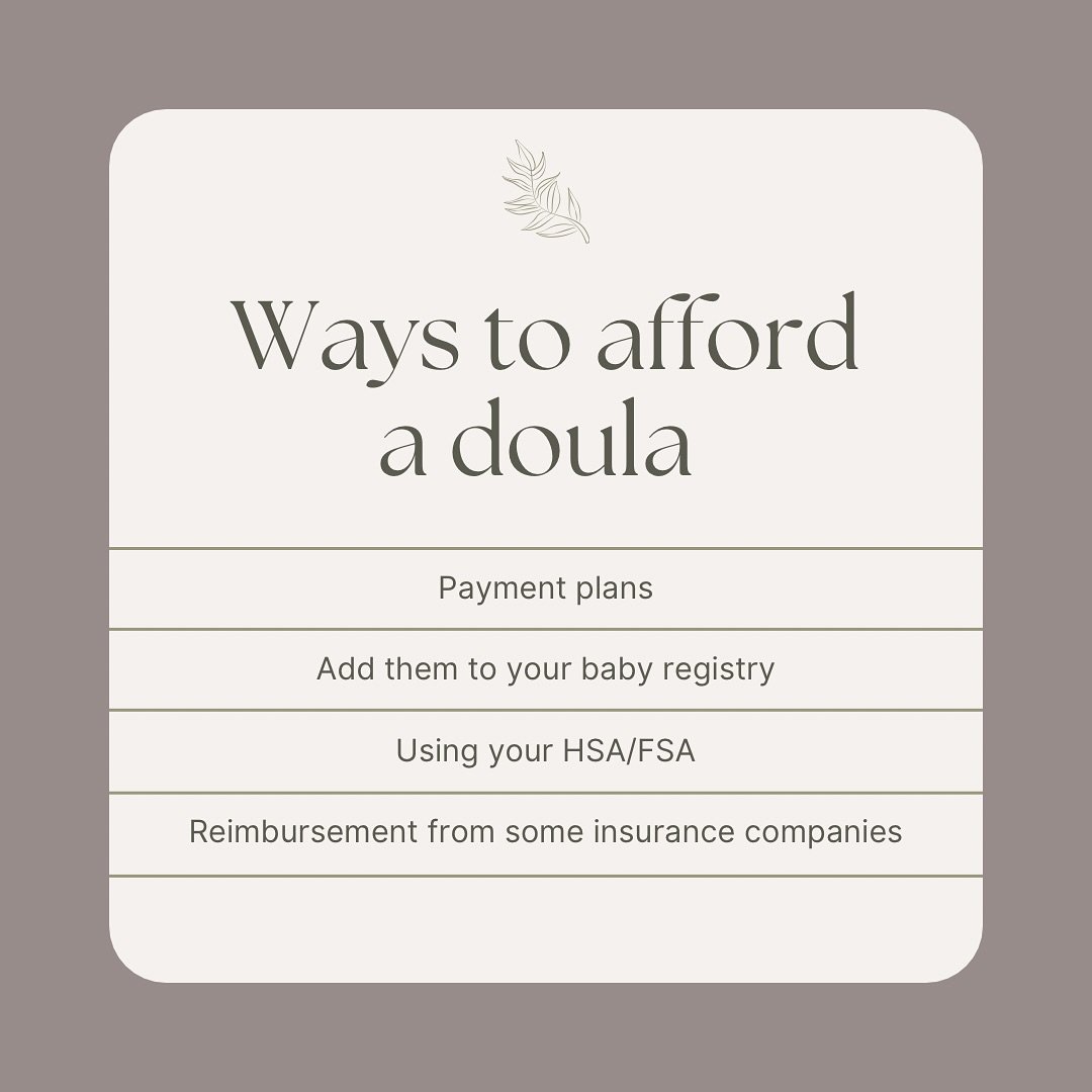 Did you know you have so many options?!
Ps: swipe for the cutest registry rhyme to ask for a doula 🤎