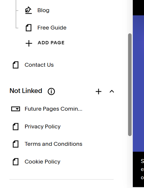 Moving a page in Squarespace how to transfer webpages in squarespace squarespace move page tutorial.