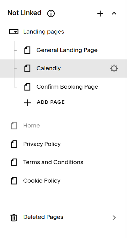 Squarespace restore deleted content how to access deleted pages in Squarespace recover deleted page Squarespace.