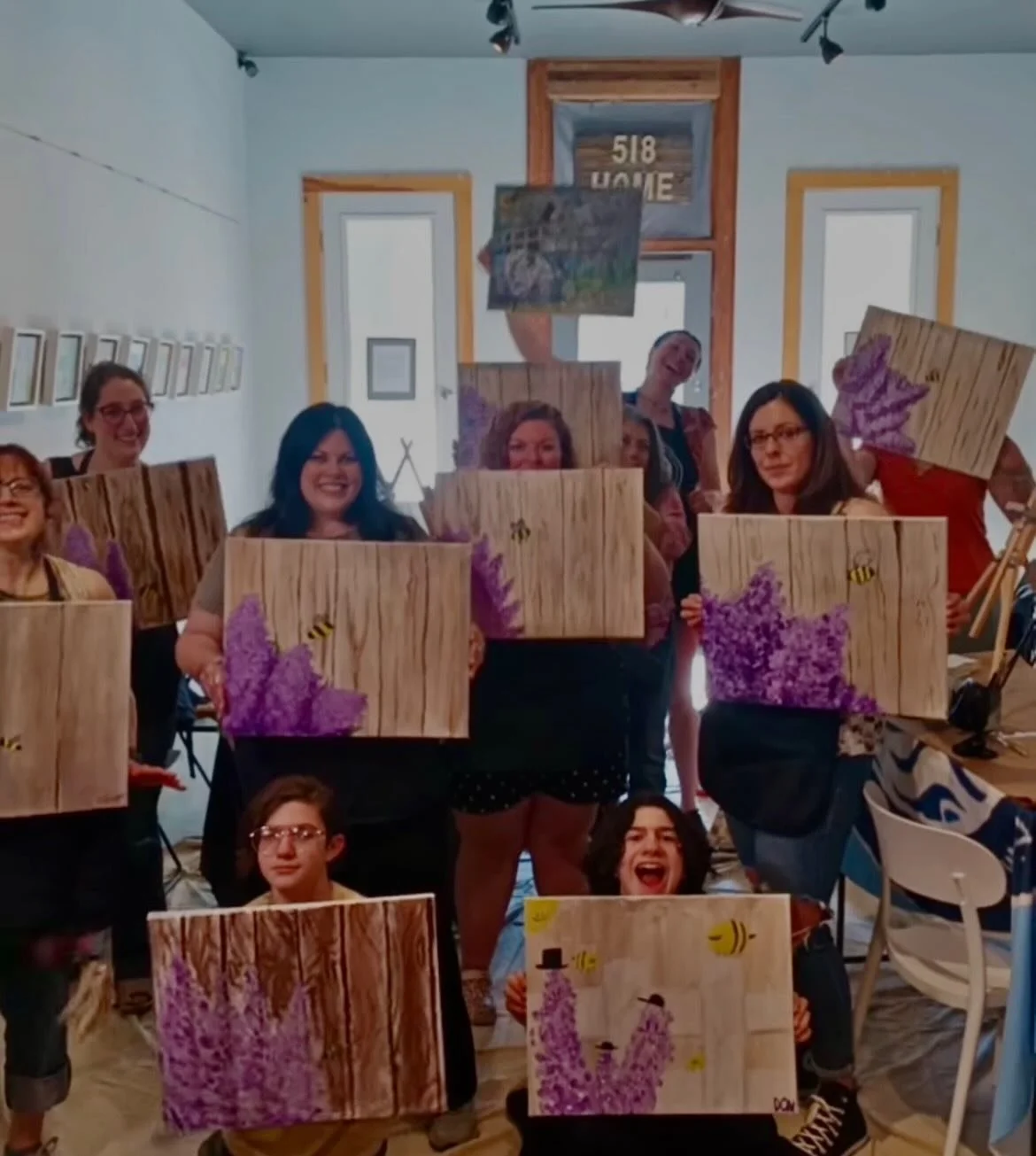 Had the pleasure to instruct a painting class at the lovely @344secondstreettroy Art Gallery. It was a unique opportunity hosted by @fiveoneart518 . Thank you to all that worked together to make this Immersive Experience possible! Keep an eye out for