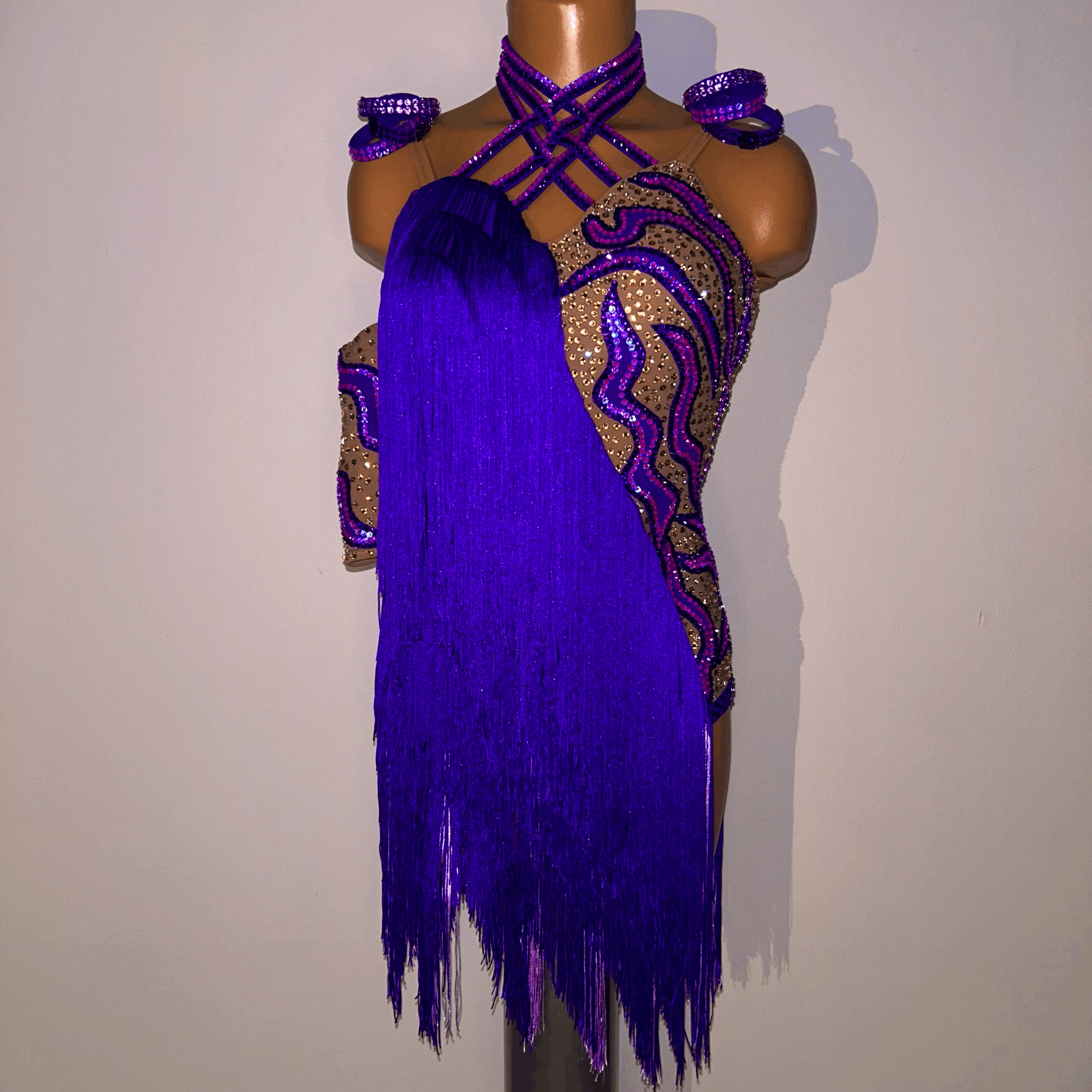 Purple Fringe Dress 💜
