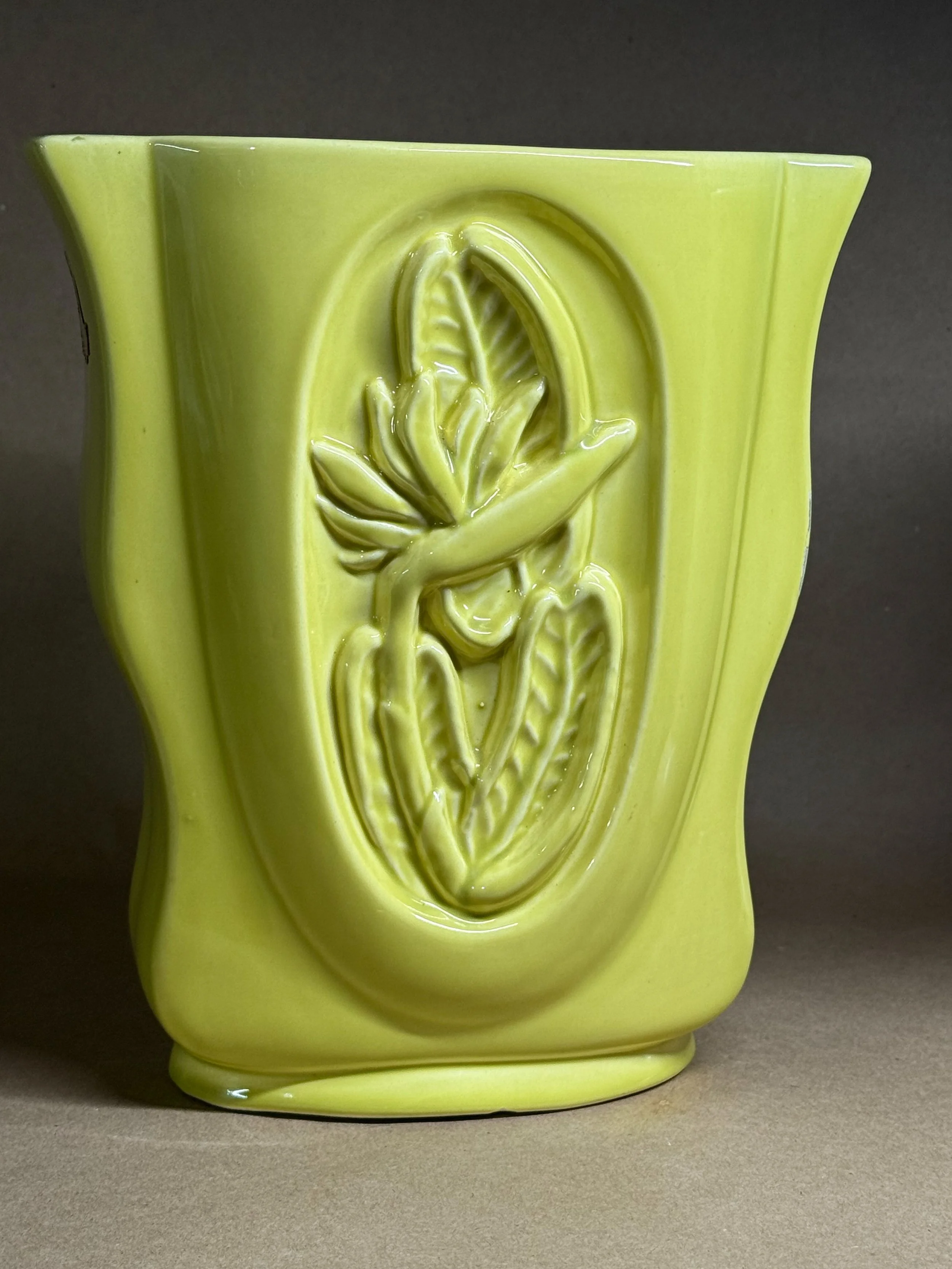 8.5 Inch tall Vase with Bird of Paradise