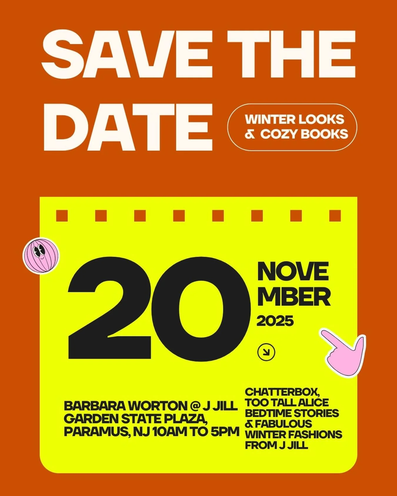 Chatterbox, Too Tall Alice and Bedtime Stories will be at J Jill Garden State Plaza to celebrate gorgeous Winter Looks. Please stop by 11/20, 10am-5pm @jjill @jjillstyle @westfieldgsp @winterfashion @italianamericanwritersassoc