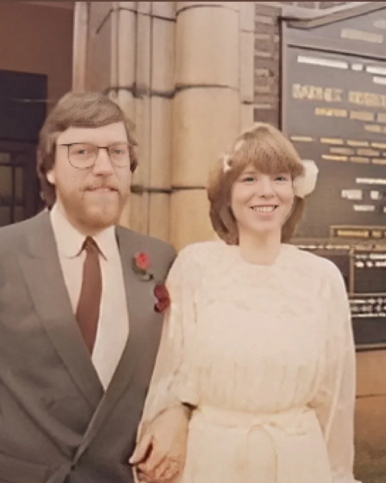 Forty-six years ago today. Love you, Geoff Worton❤️❤️