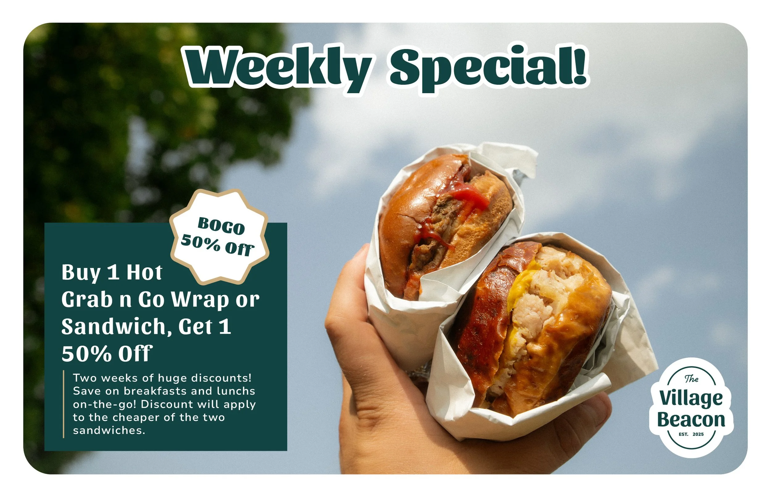 Weekly Specials Week of August 17th