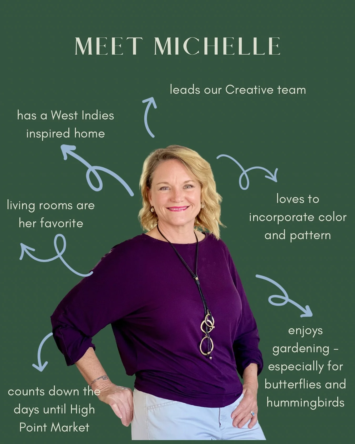 Meet Michelle, co-founder of Anemone Interiors. Michelle leads all things in the Creative process from paint colors to pillows. Michelle has been drawing house plans since she was a child and dreamed of being an architect. Now, her vision is honed to