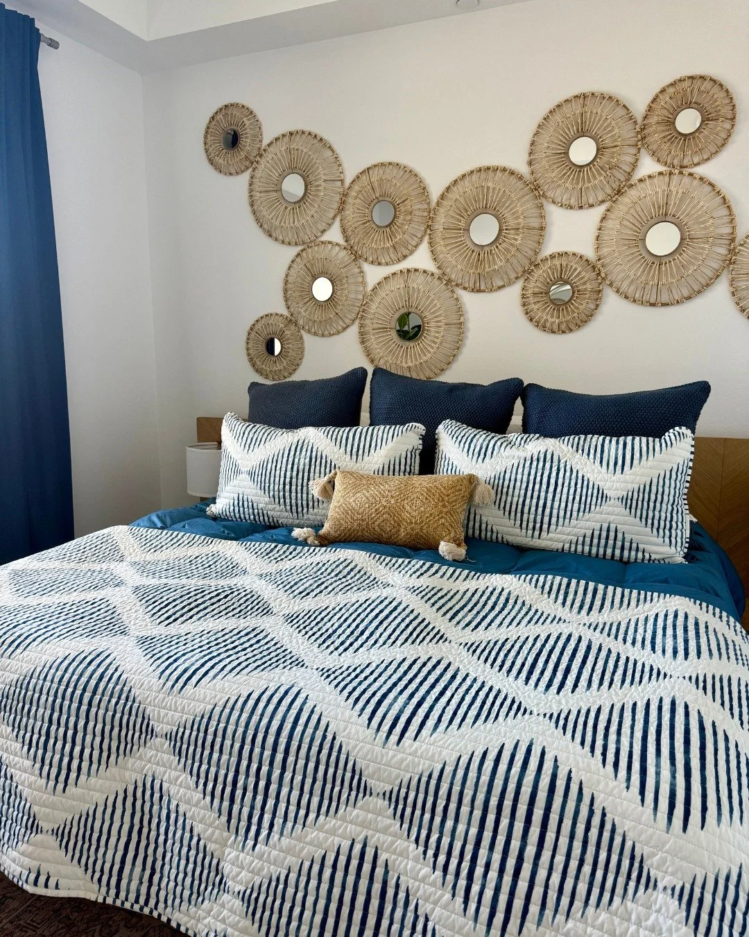 ✨ From Rendering to Real Life: Harbour Haven ✨
What begins as a digital vision becomes a space that feels like home. Every texture, tone, and layer was designed to bring coastal calm and timeless warmth together &mdash; from handwoven mirrors and coz