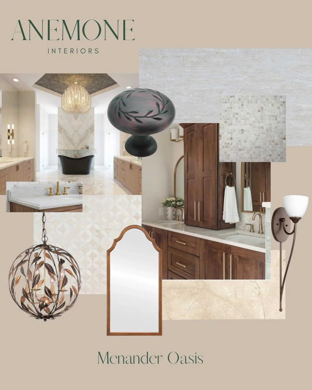 We just wrapped a dreamy client presentation and couldn&rsquo;t wait to share a peek into this Tuscan Modern Oasis. 🛁✨

Our clients&rsquo; bathroom currently feels like a 2000s time capsule&mdash;complete with a giant tiled garden tub in the center 